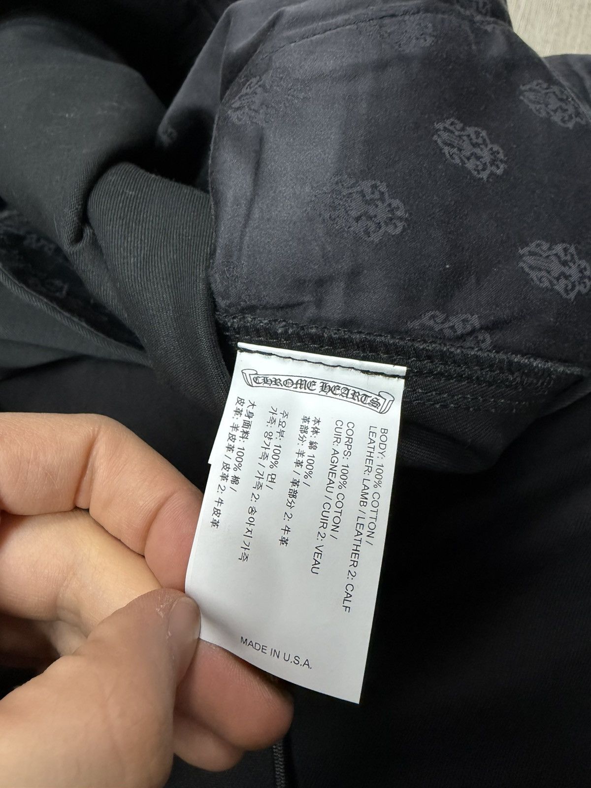 Chrome Hearts Chrome Hearts Black Cheetah Cross Patch Double Knee Jeans Size US 36 / EU 52 - 10 Thumbnail
