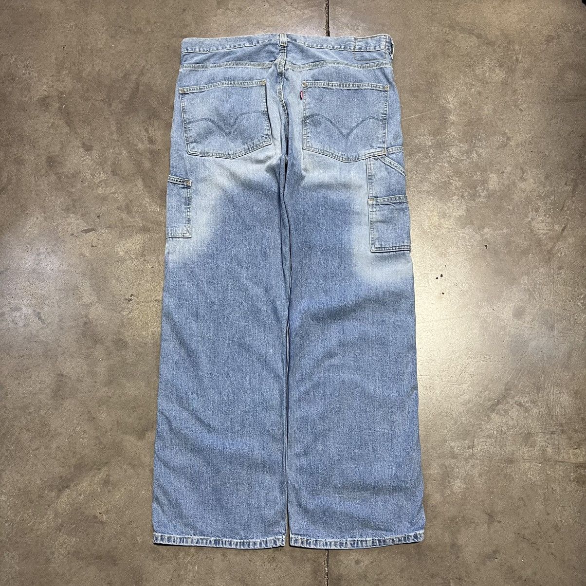 Vintage Vintage Y2K Levi Baggy Carpenter Jeans Skater Denim Faded Size US 38 / EU 54 - 1 Thumbnail