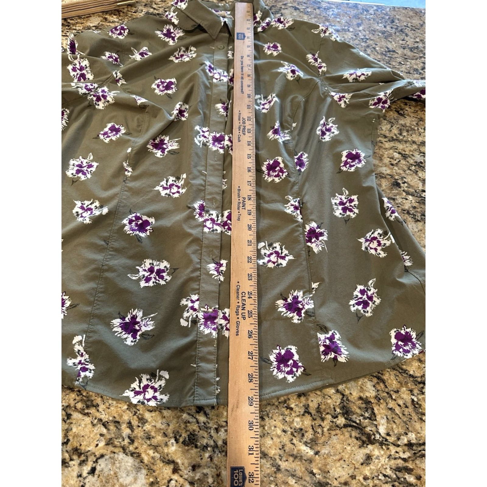 Duluth Trading Company Duluth Trading Co. Sidewinder Nylon Spandex Floral Printed Gardening Shirt XL Women Long Sleeve Button-Up Multicolor Floral Size XL / US 12-14 / IT 48-50 - 5 Thumbnail