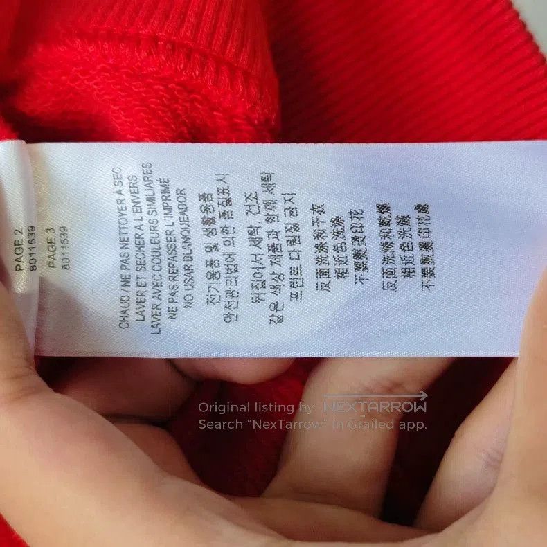 Burberry Burberry Red Sweatshirt with Logo. Size US XS / EU 42 / 0 - 7 Thumbnail