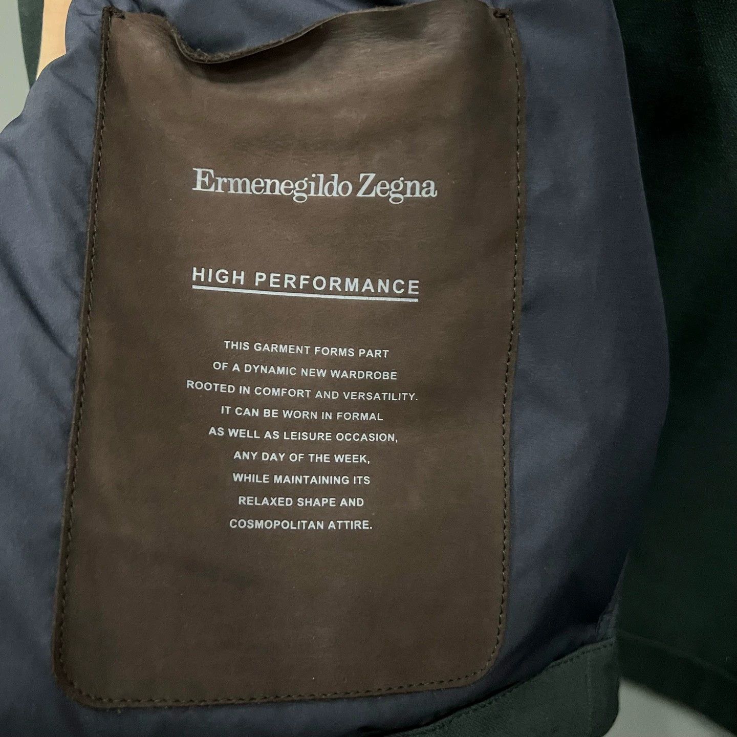 Z Zegna Zegna Dark Green Zip-Up Jacket Size L / US 10 / IT 46 - 3 Thumbnail