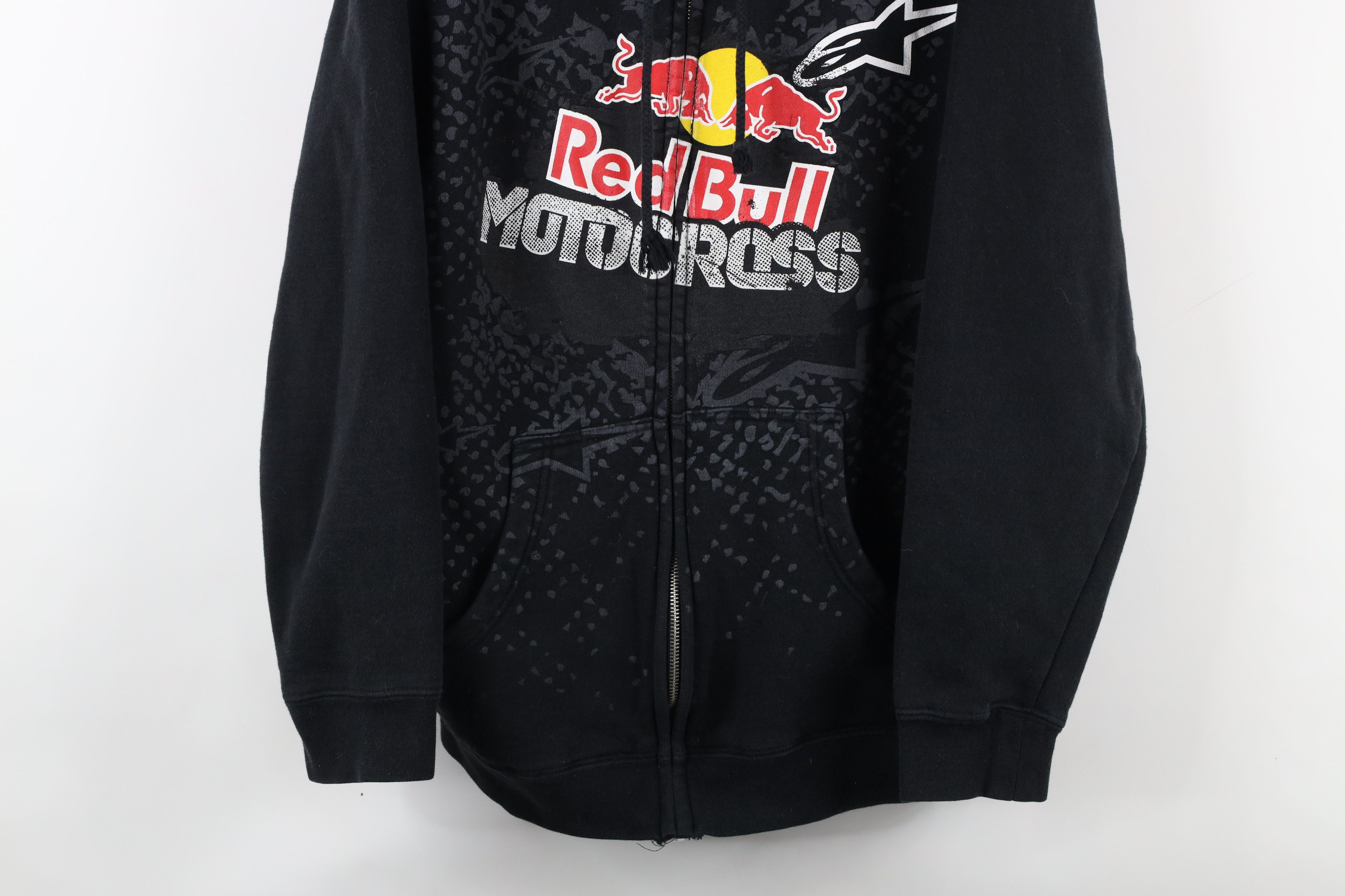 Alpinestars × Vintage Vintage Alpinestars Out Red Bull Motocross Racing Hoodie Size US L / EU 52-54 / 3 - 3 Thumbnail