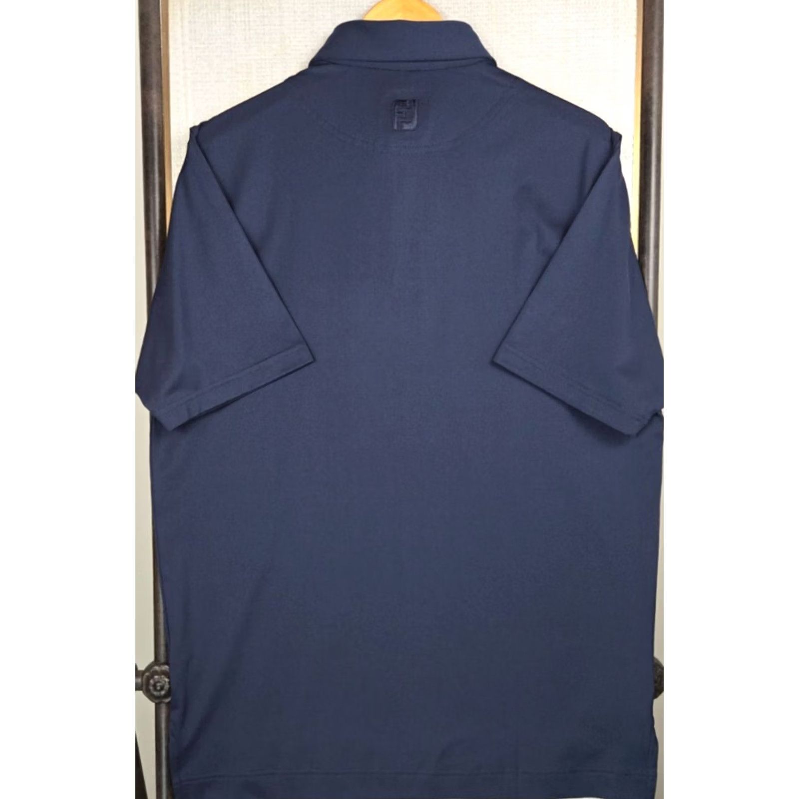 Footjoy FootJoy Old Elm Club Polo Shirt Mens Short Sleeve Navy Blue 88% Polyester 12% Spandex M Polo Shirt Golf Casual Athletic Size US M / EU 48-50 / 2 - 5 Thumbnail