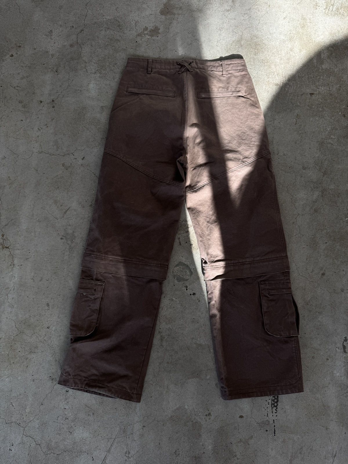 Entire Studios Entire Studios Brown Baggy Convertible Pants Size US 33 - 3 Thumbnail