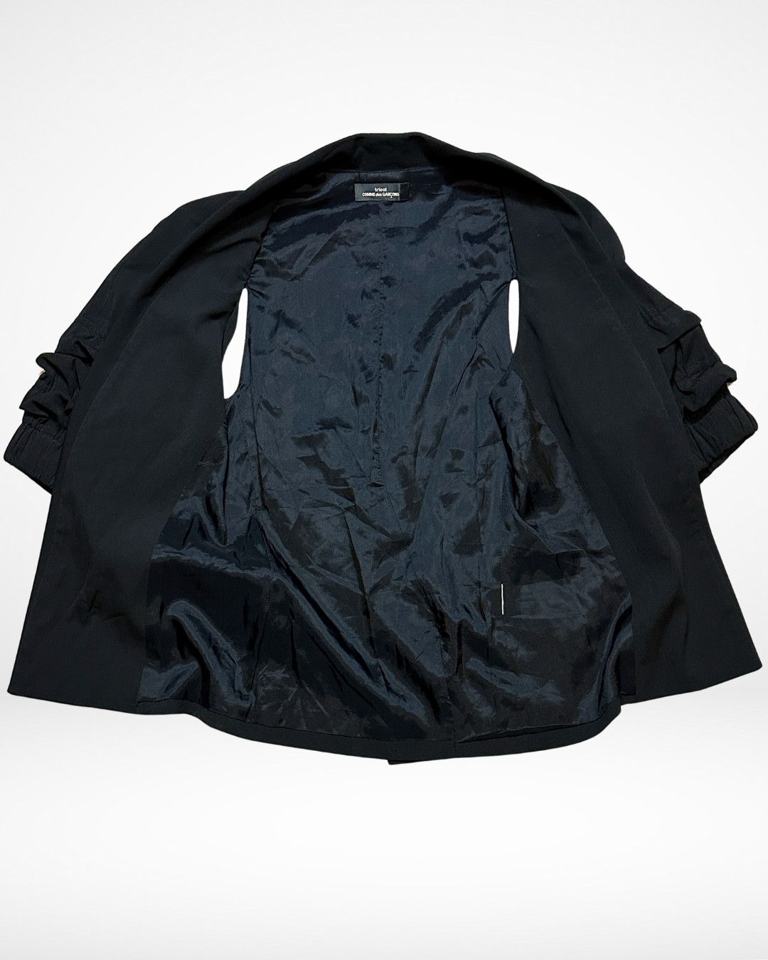 Tricot Comme des Garcons SS93 Tricot Armpit Slit Ruffled Kimono Cardigan Size M / US 6-8 / IT 42-44 - 3 Thumbnail