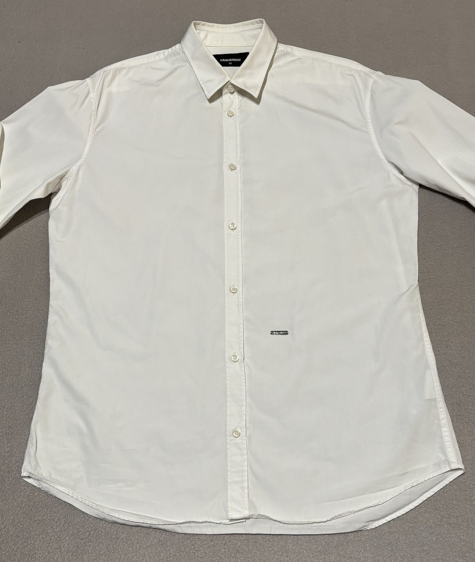 Dsquared2 Dsquared2 White Shirt Size 52 Size US L / EU 52-54 / 3 - 9 Thumbnail