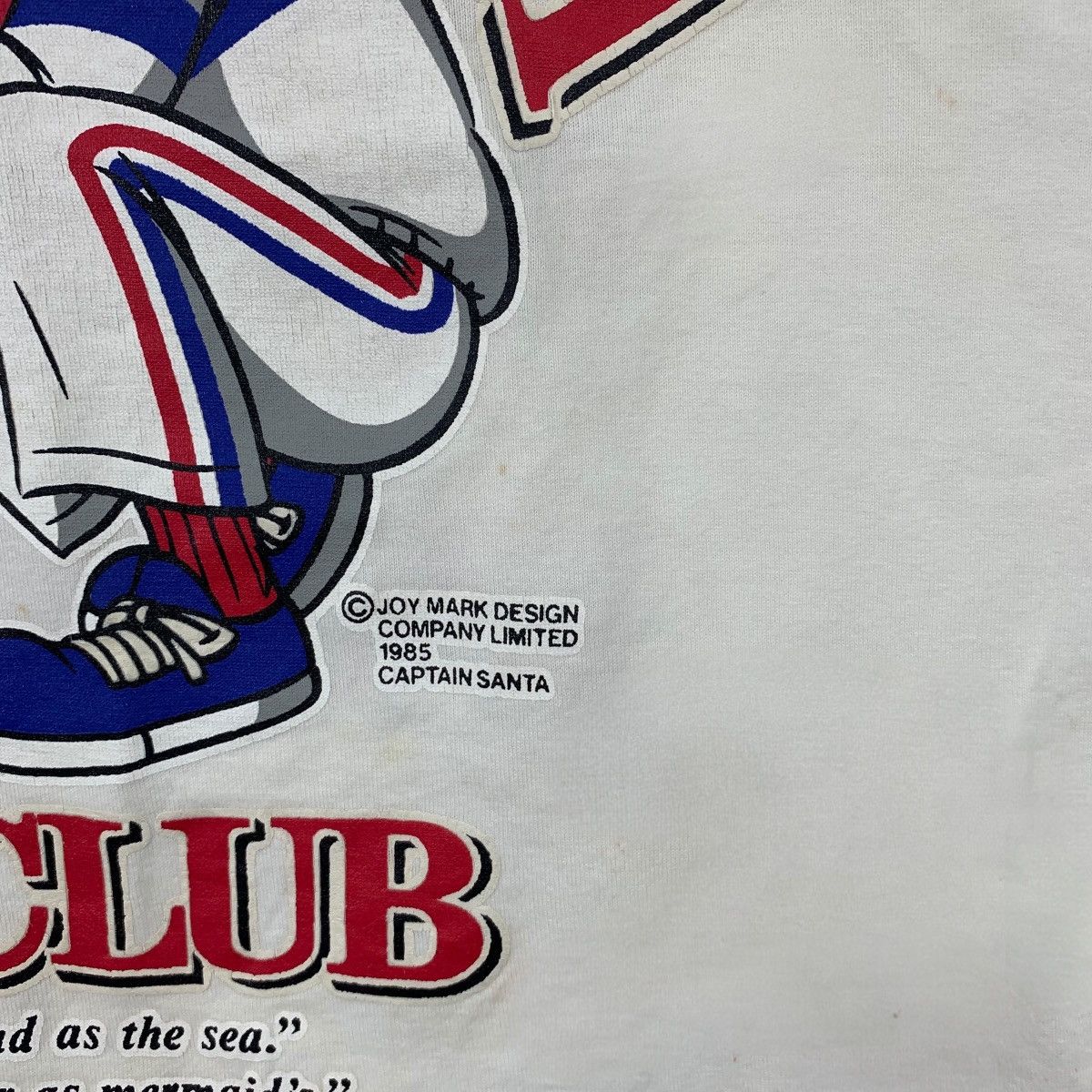 Vintage Vintage 1985 CAPTAIN SANTA YACHT CLUB Cartoon Tee Shirt Top Size US M / EU 48-50 / 2 - 4 Thumbnail