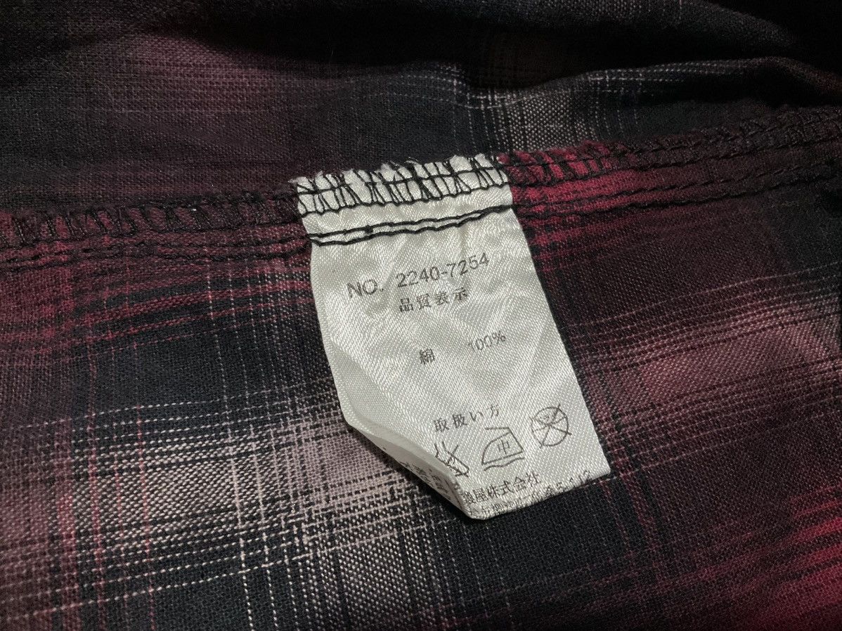 🔥Sick Y2K Spinalh Fray Flannel Dagger Zipper Shirt Goth Punk