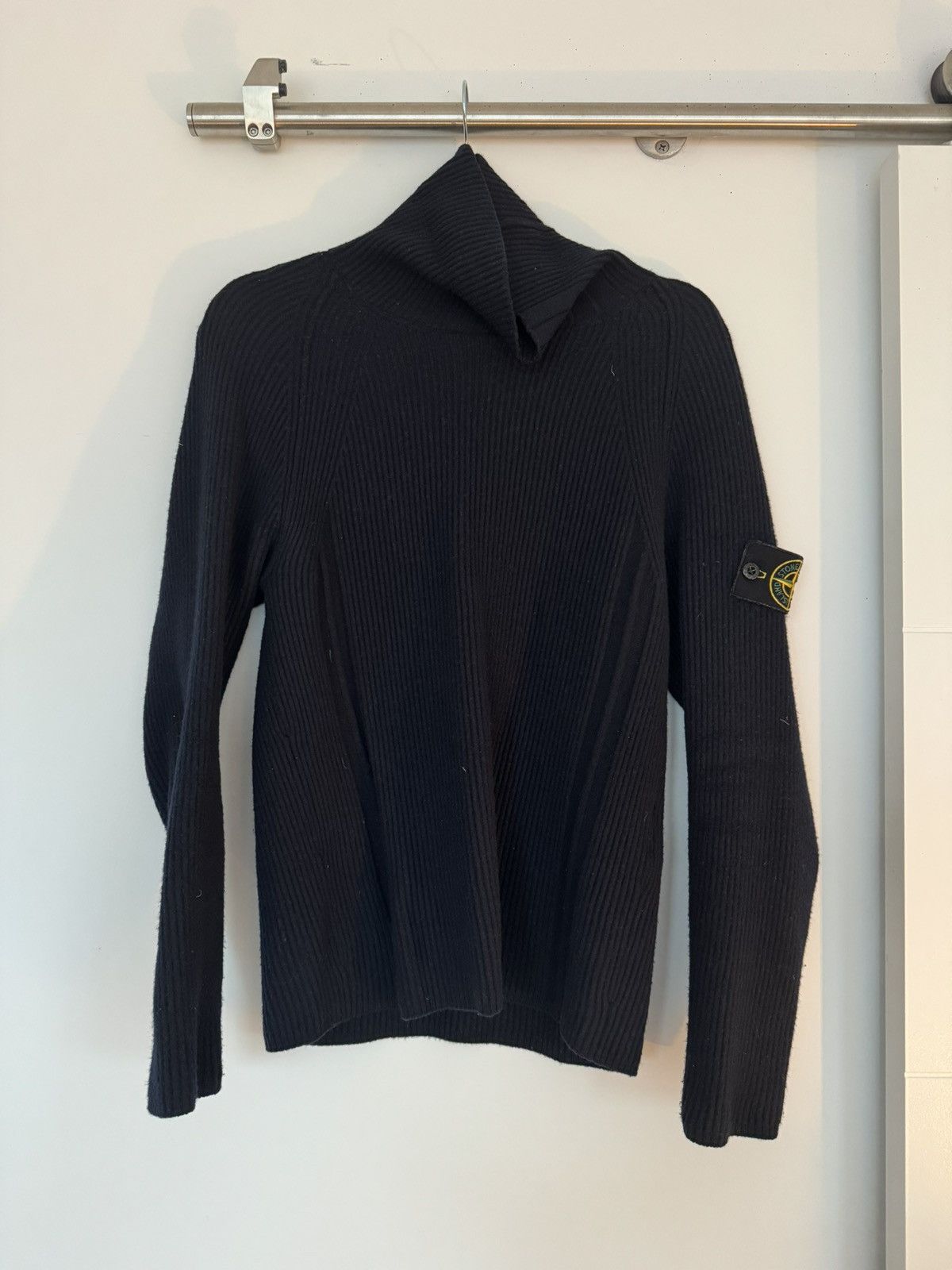 image of Stone Island Turtleneck in Navy, Men's (Size Small)