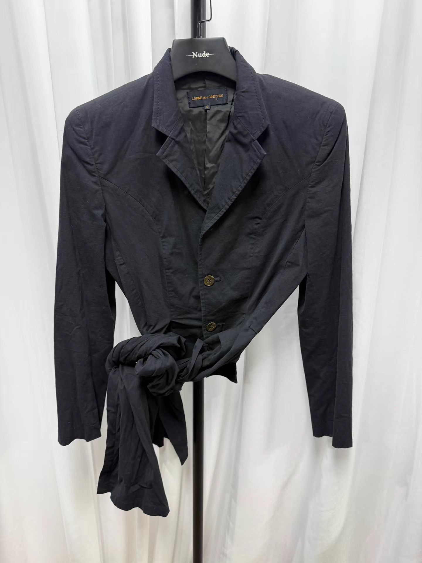 Comme des Garcons Comme des Garçons Lace-up Asymmetric Blazer K20 Size US S / EU 44-46 / 1 - 8 Thumbnail