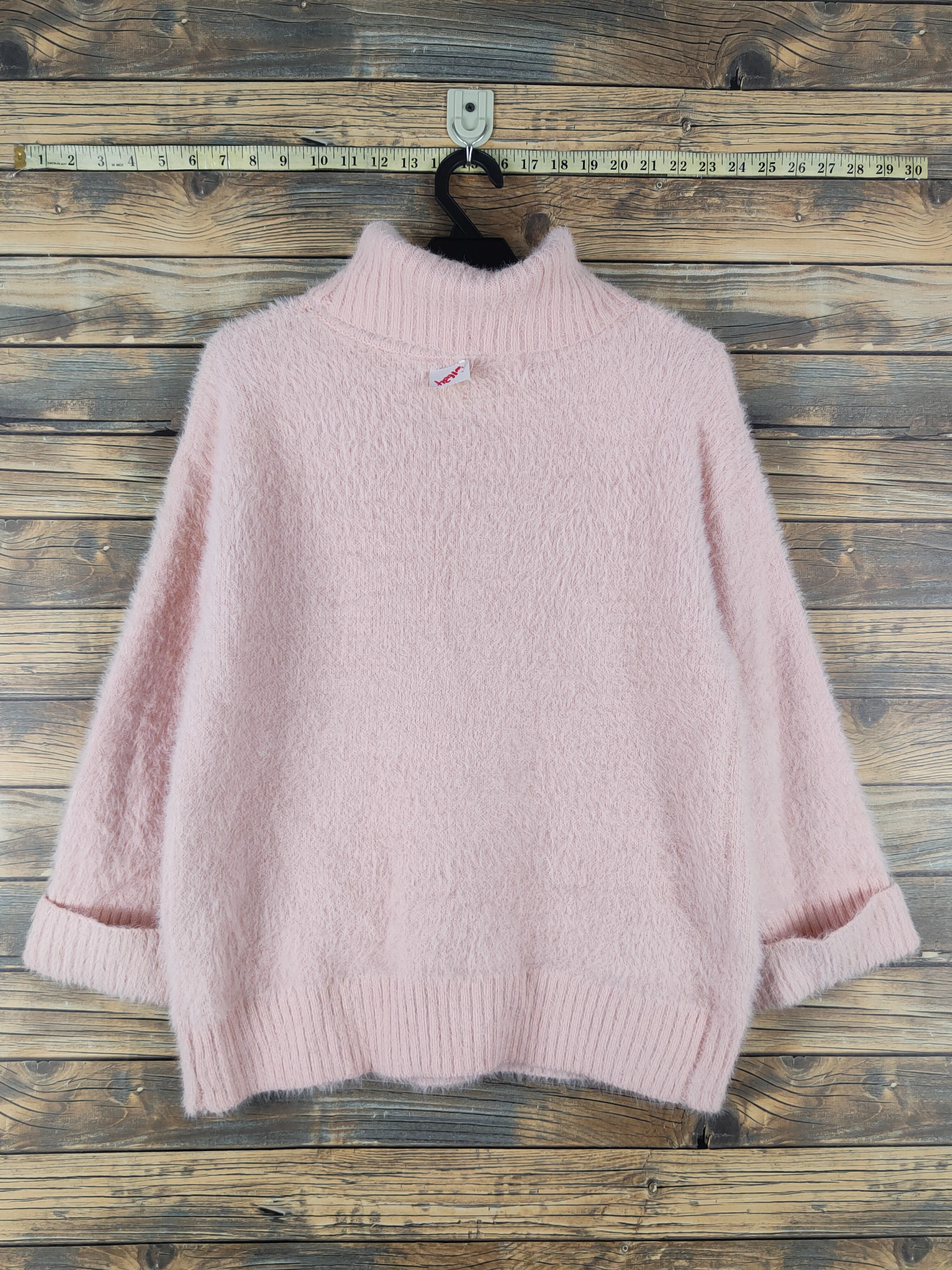 Japanese Brand L'eccove Peach Shag Shaggy Fur Mohair Knitwear #W1634 Size M / US 6-8 / IT 42-44 - 7 Thumbnail