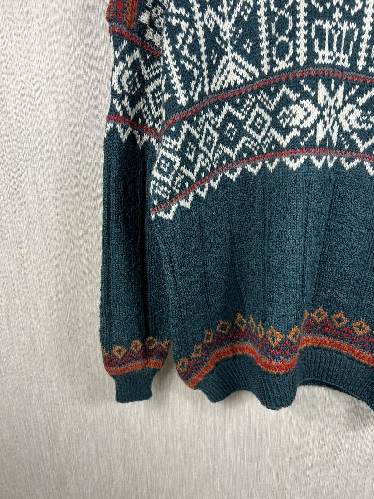Dale Of Norway Vintage 90s Dale of Norway trondheim patterned wool sweater Size US L / EU 52-54 / 3 - 7 Thumbnail
