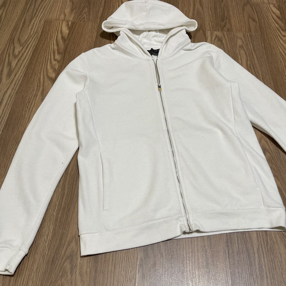 Zara Zara white knit hoodie Size US L / EU 52-54 / 3 - 1 Thumbnail