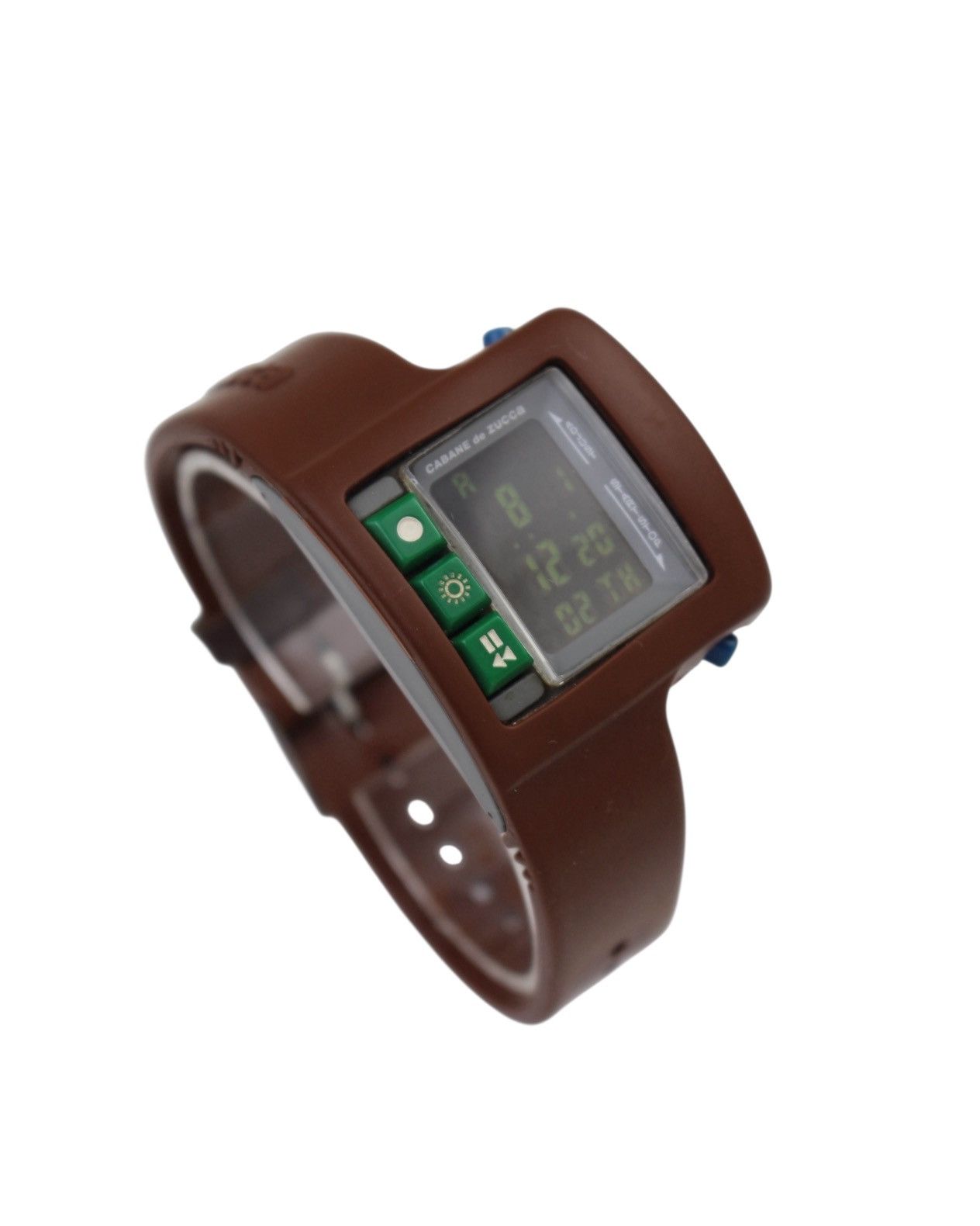 Issey Miyake × Seiko 1997 CABANE DE ZUCCA SEIKO LE CHOCOLAT DIGITAL WATCH Size ONE SIZE - 3 Thumbnail