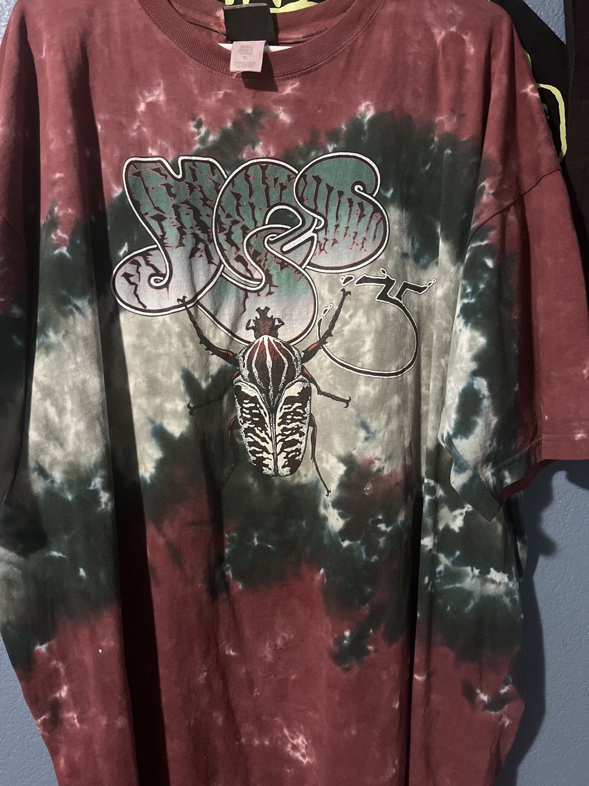 YES band tee Tye dyed