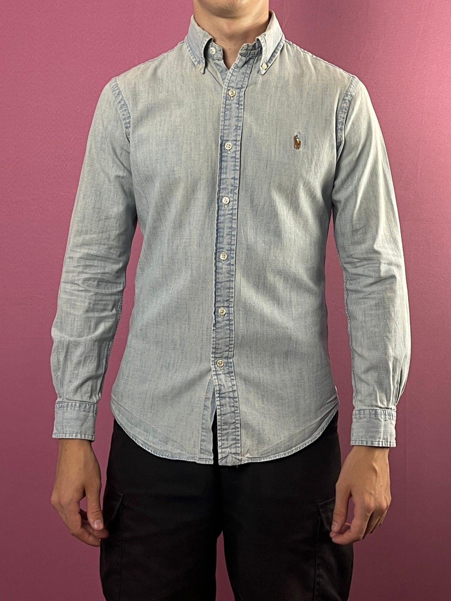 Polo Ralph Lauren × Vintage Ralph Lauren Vintage Men's Slim Fit Shirt - S Size US S / EU 44-46 / 1 - 2 Thumbnail