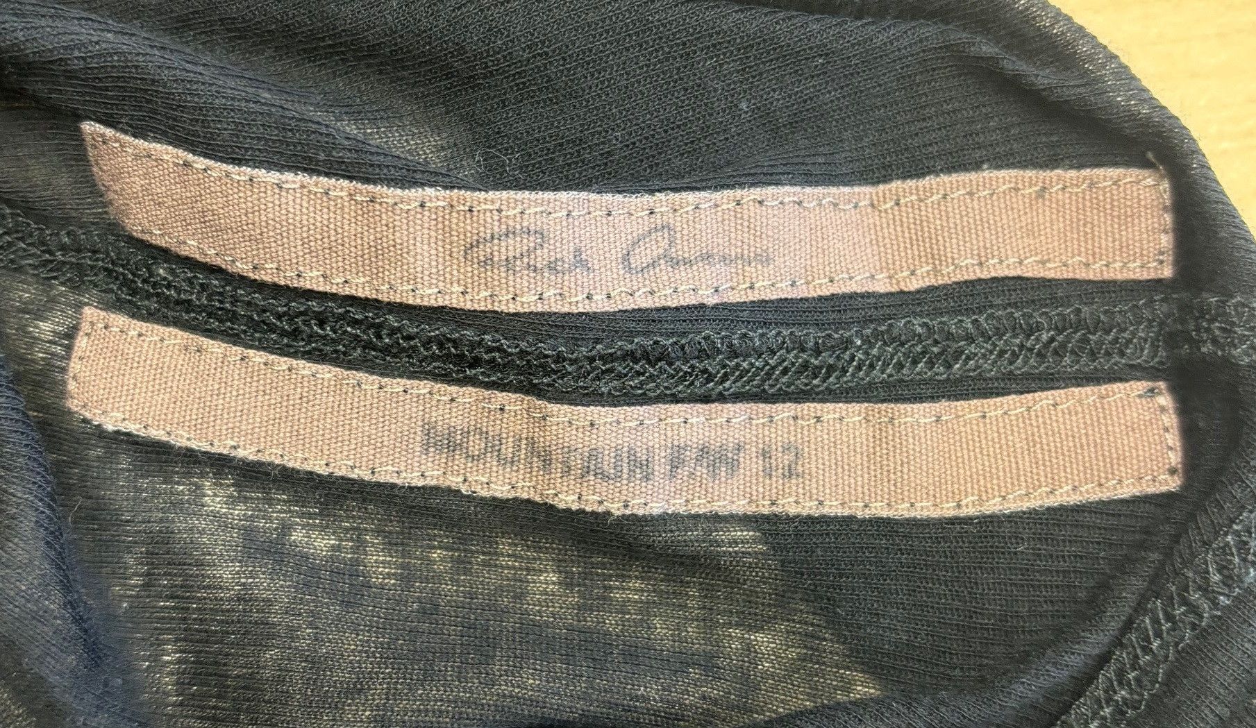 Rick Owens Mountain F/W 12, RU9258 /MR Size US XL / EU 56 / 4 - 5 Thumbnail