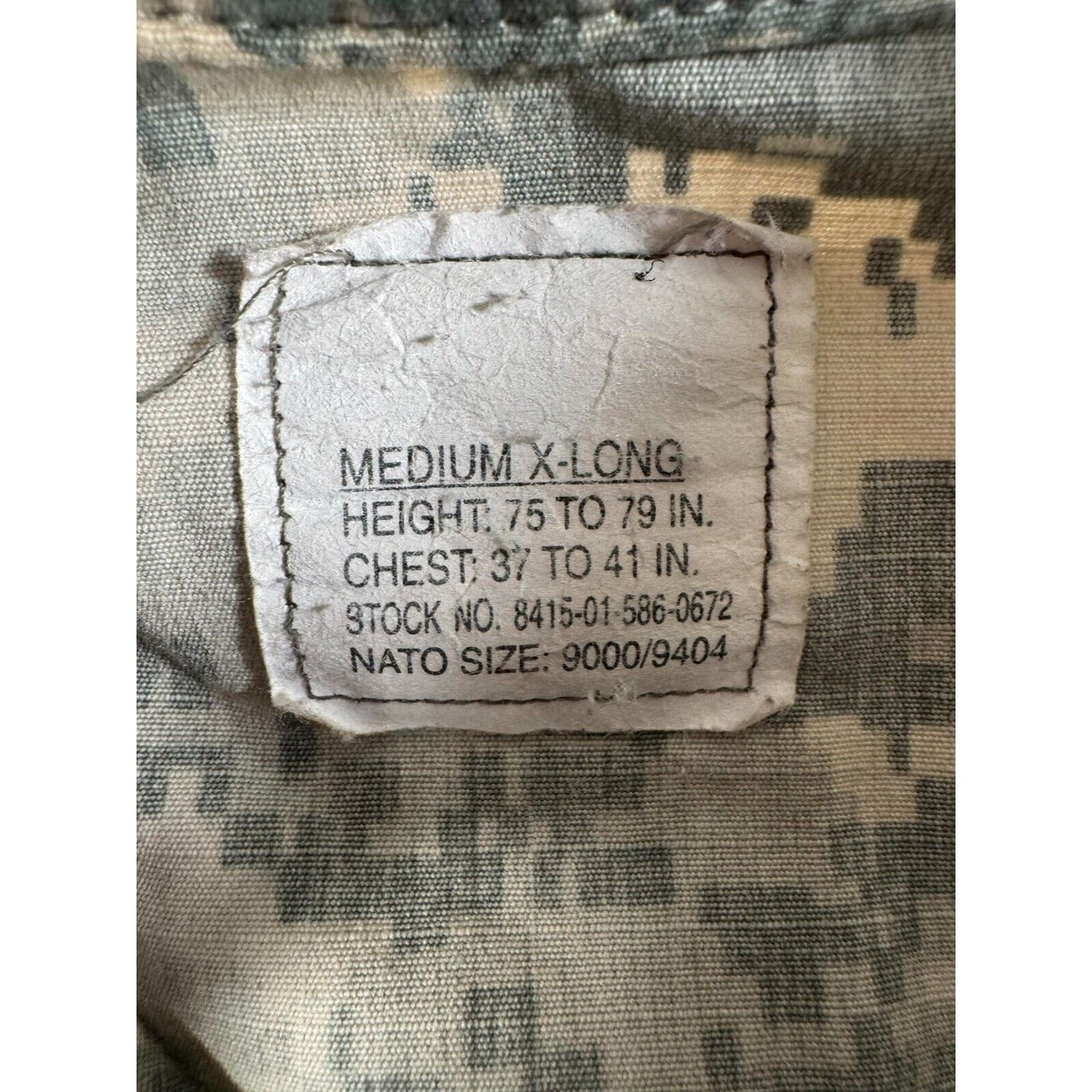 Other Army Combat Uniform Shirt Medium X-Long Tactical Military Size US M / EU 48-50 / 2 - 6 Thumbnail