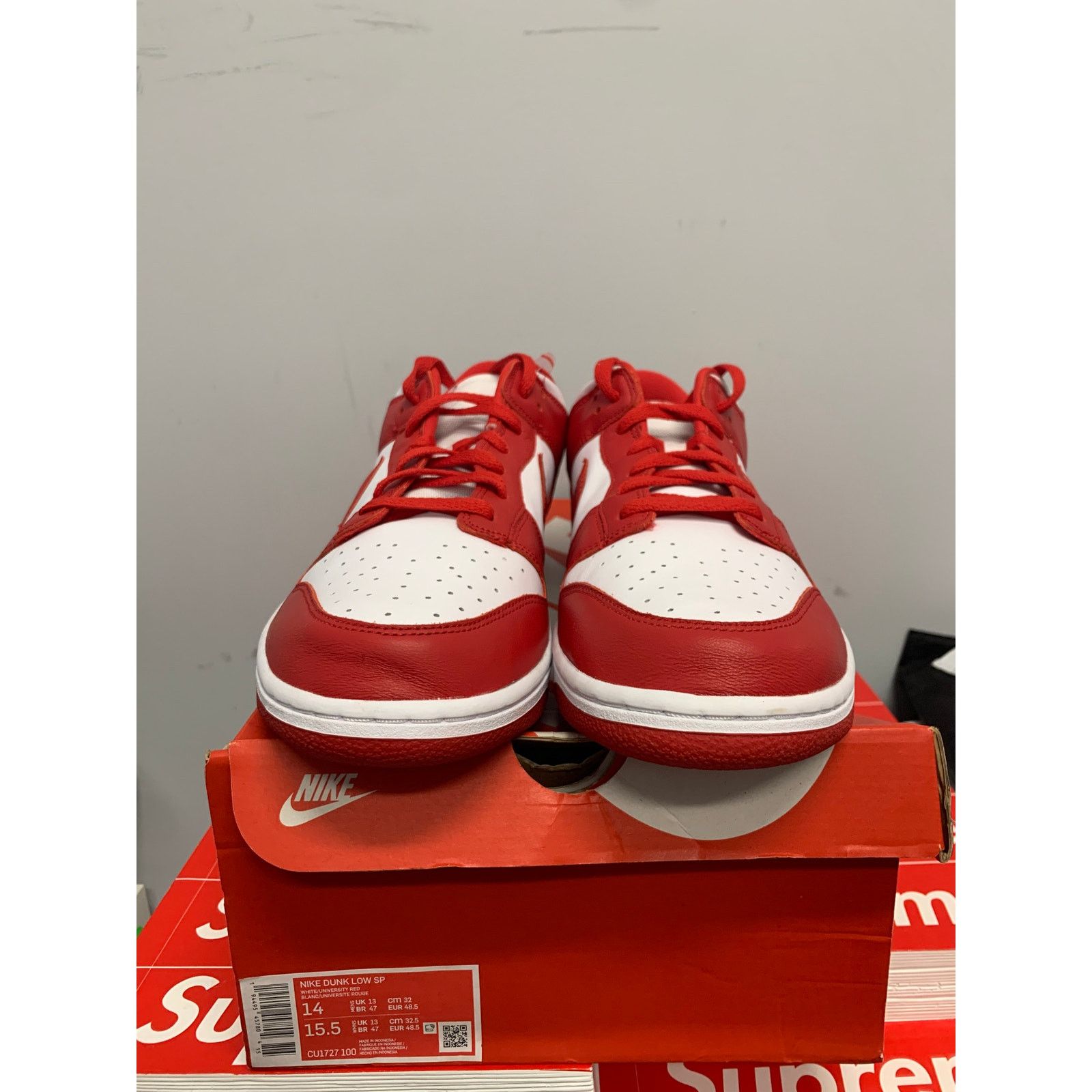 Nike Nike Dunk Low SP St. John's Red Size 14 BRAND NEW SHIPS NOW Size US 14 / EU 47 - 2 Thumbnail
