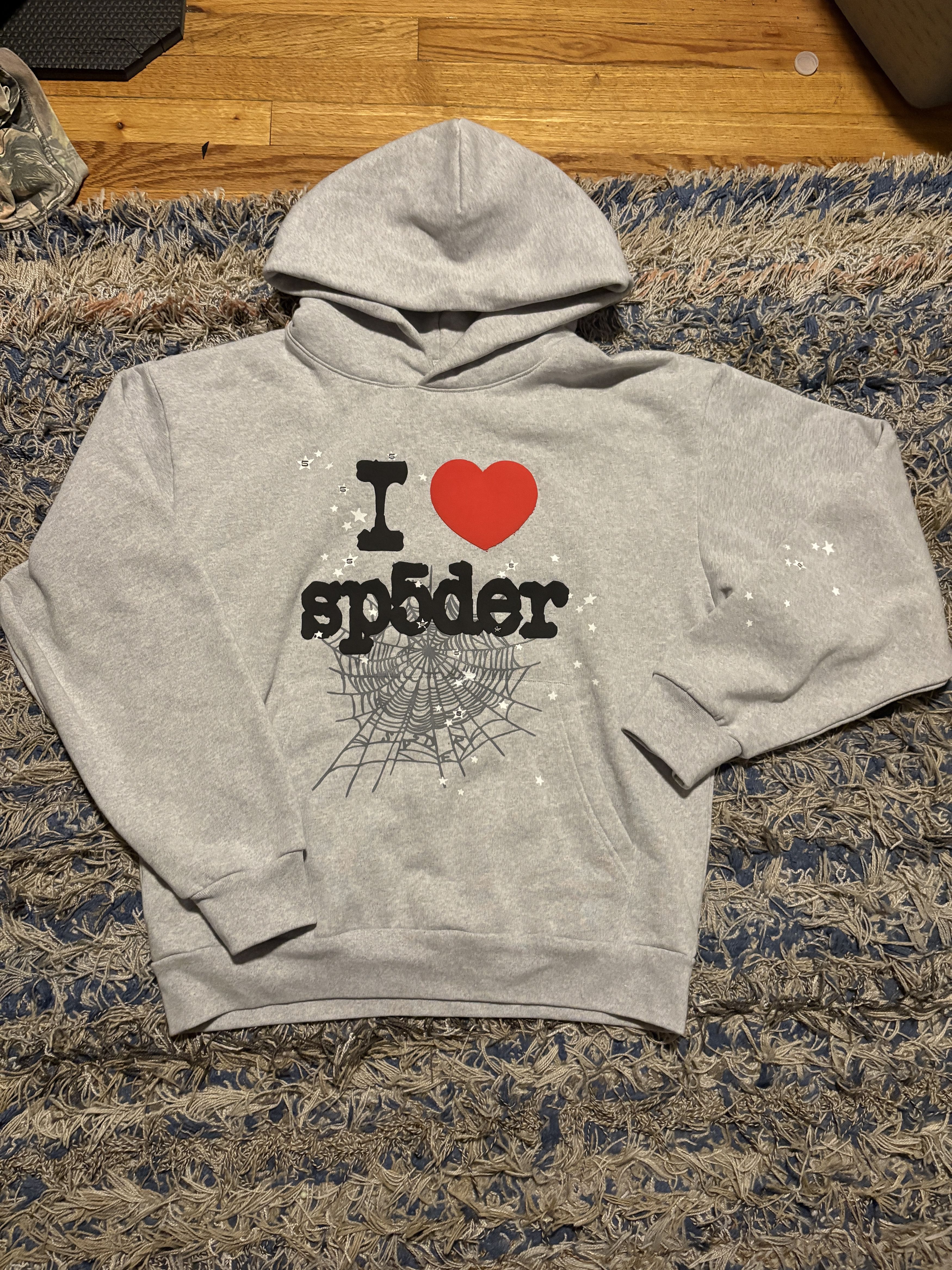 Sp5der I Heart Sp5 Hoodie | Grailed