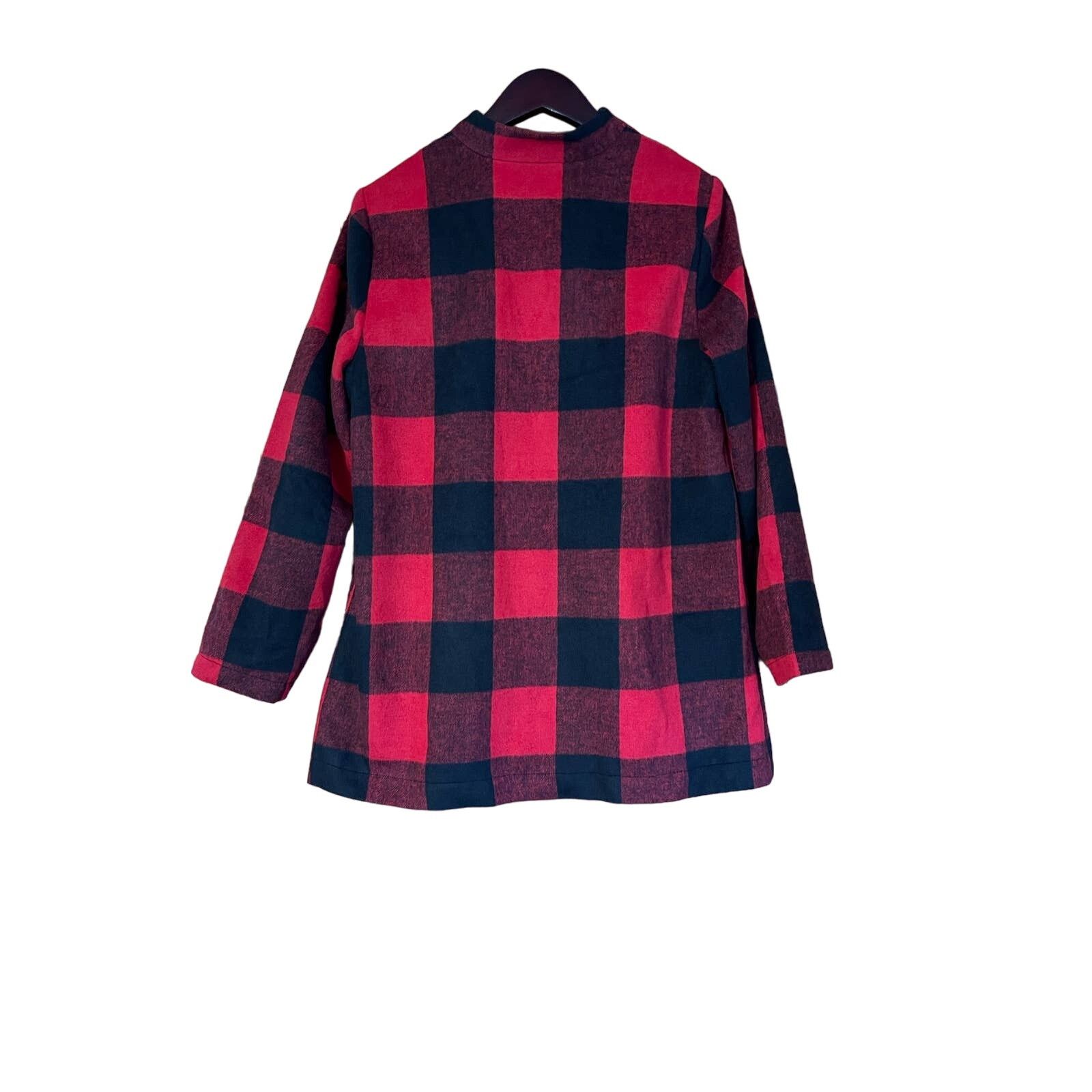 Denim & Co. Denim & Co. Fleece Lumberjack Relaxed Jacket Medium NWOT Size M / US 6-8 / IT 42-44 - 10 Thumbnail