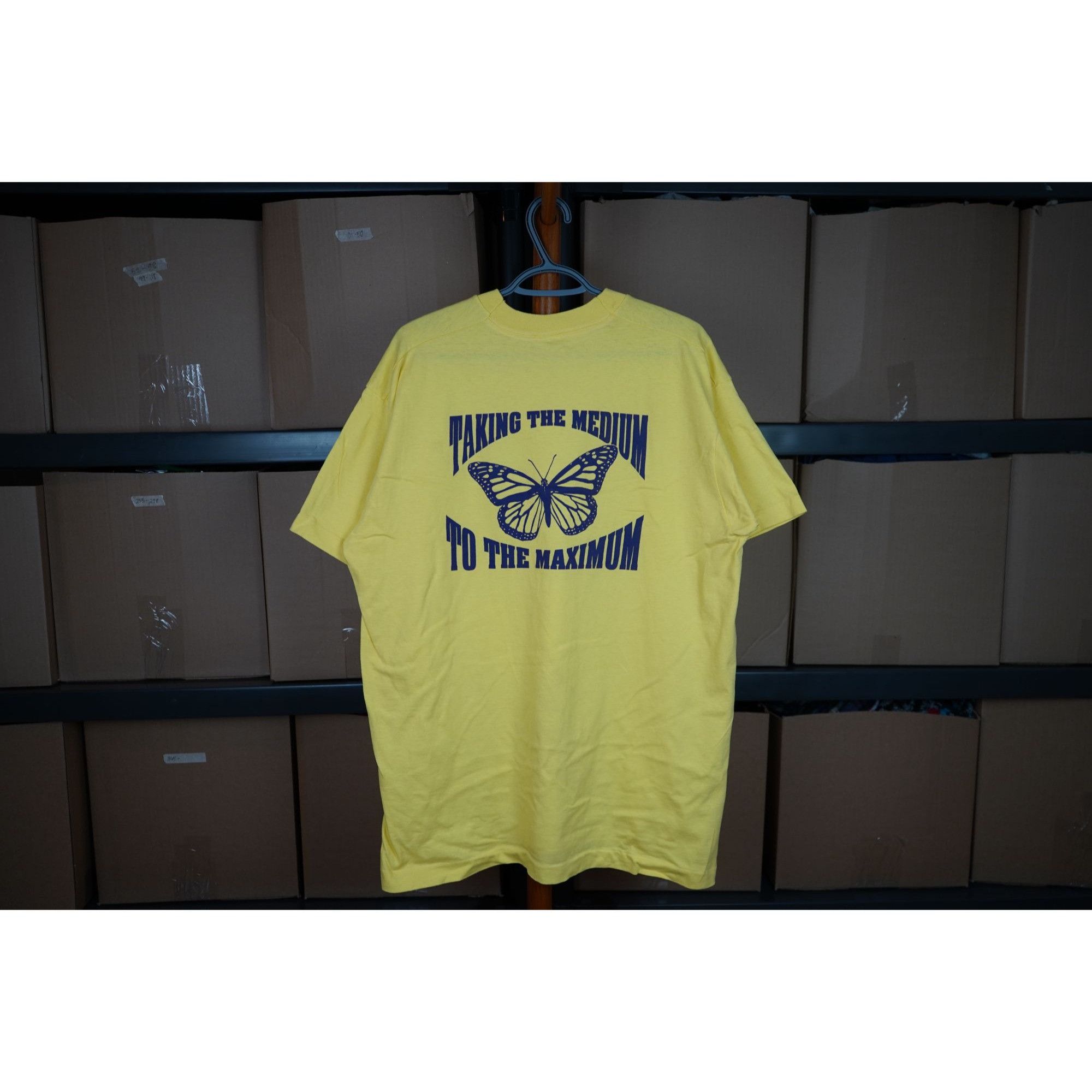 Vintage 90s Cable Company Yellow Vintage Tshirt Men's XL #414 Size US XL / EU 56 / 4 - 2 Thumbnail