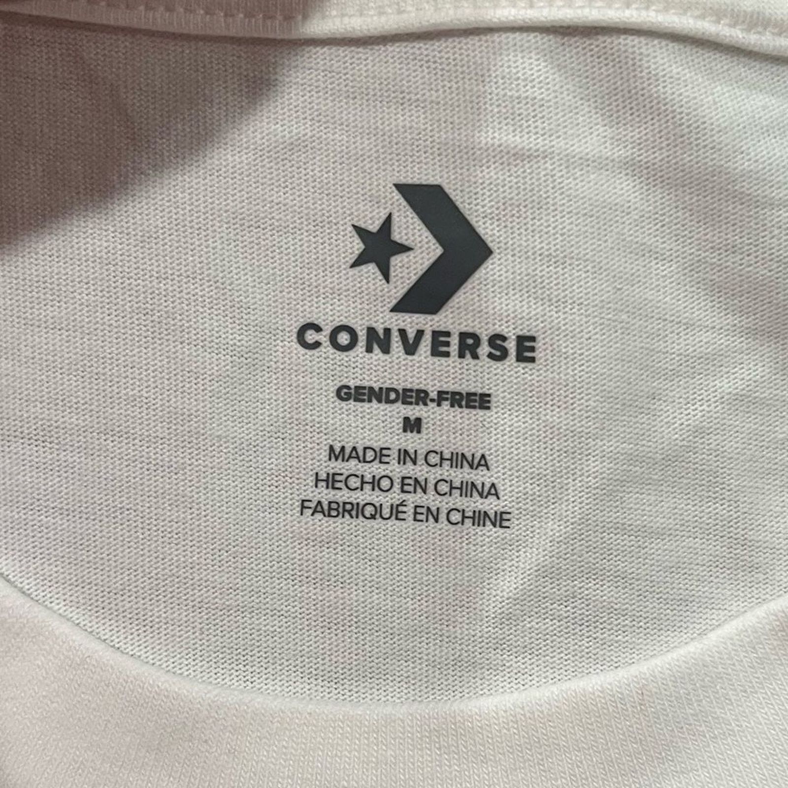 Converse NWOT Converse All Star T-Shirt Lightweight White Size M Size M / US 6-8 / IT 42-44 - 3 Thumbnail