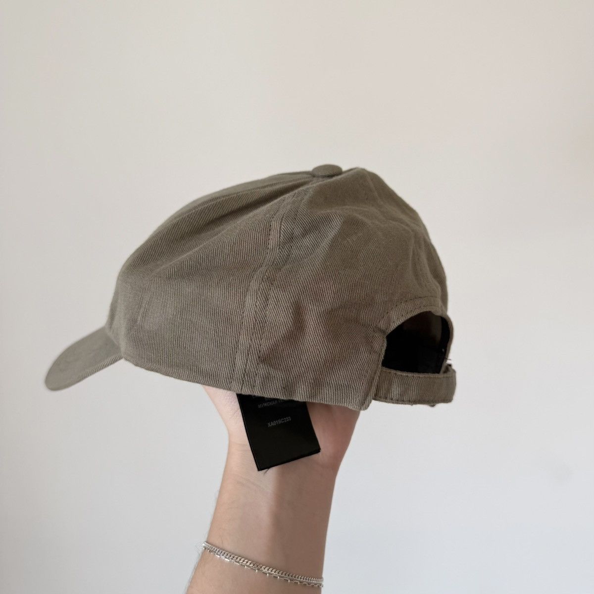 Balmain Balmain Paris Logo Cotton Baseball Cap Strapback Hat Olive Size ONE SIZE - 5 Thumbnail