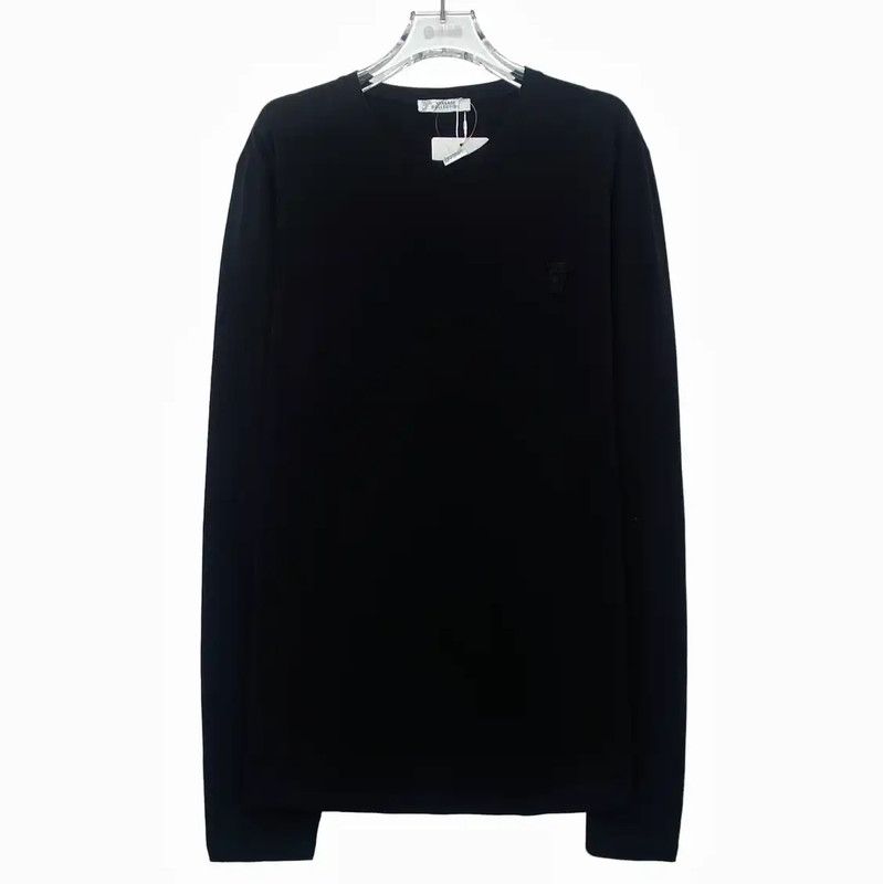 Versace Versace Men's Black Long Sleeve T-Shirt 0089 Size US S / EU 44-46 / 1 - 1 Thumbnail