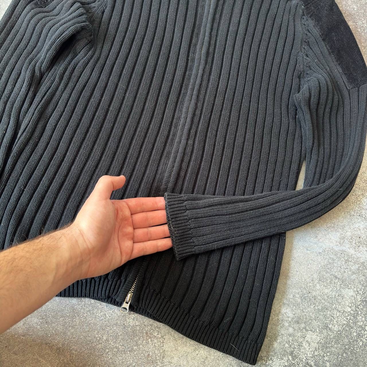 Alpha Industries Alpha Industries Vintage Ribbed Knit Zip Sweater Size US M / EU 48-50 / 2 - 5 Thumbnail