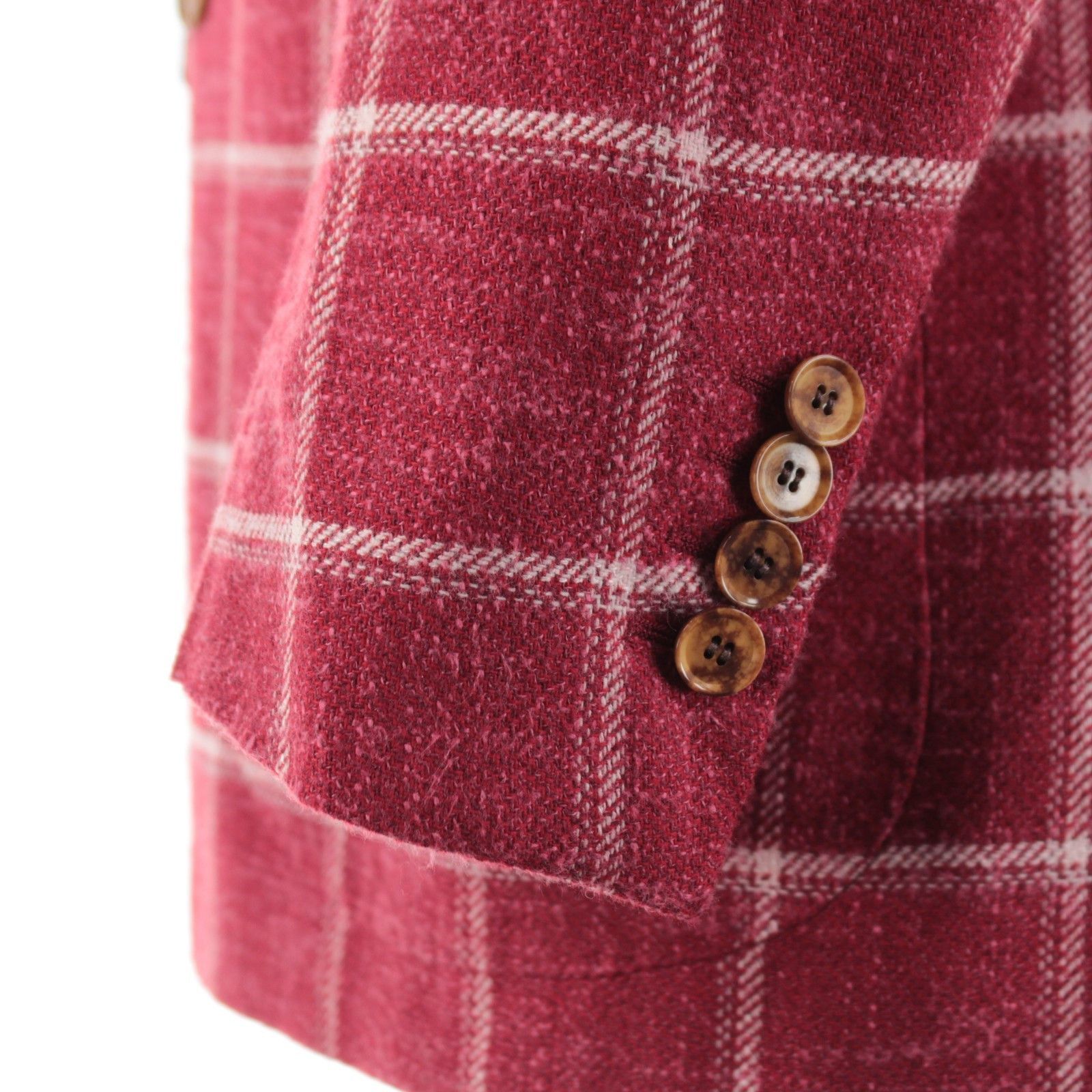 SARTORIO Sartorio Sport Coat Size 38 Regular US in Red Size 38R - 3 Thumbnail