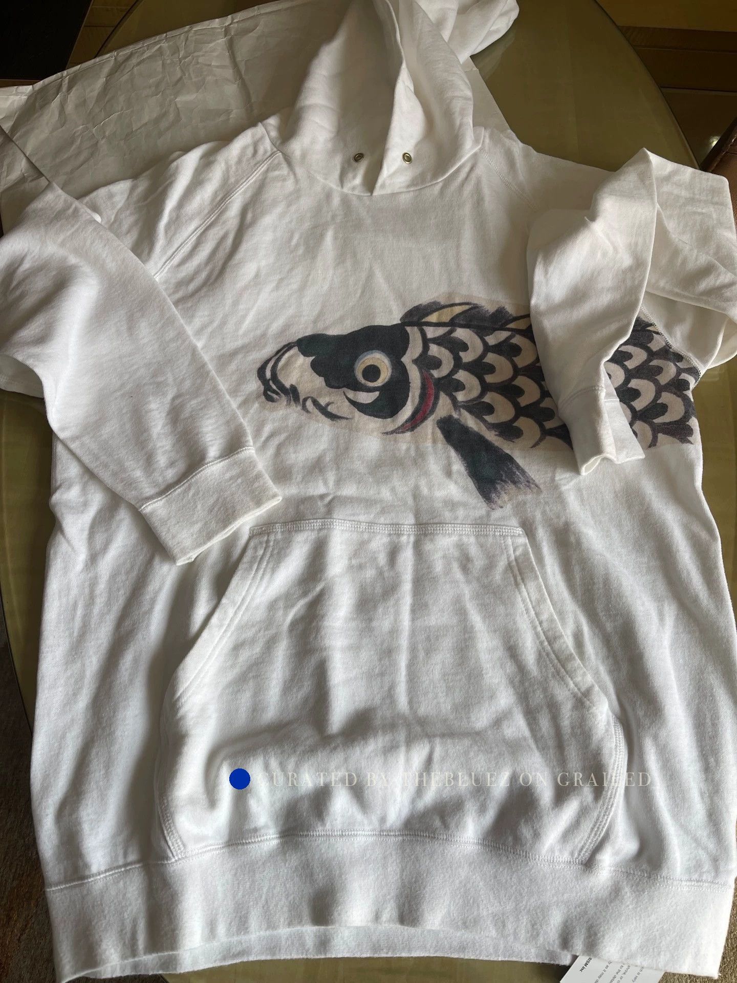 Visvim Hand-Painted Carp Hoodie Size US L / EU 52-54 / 3 - 1 Thumbnail