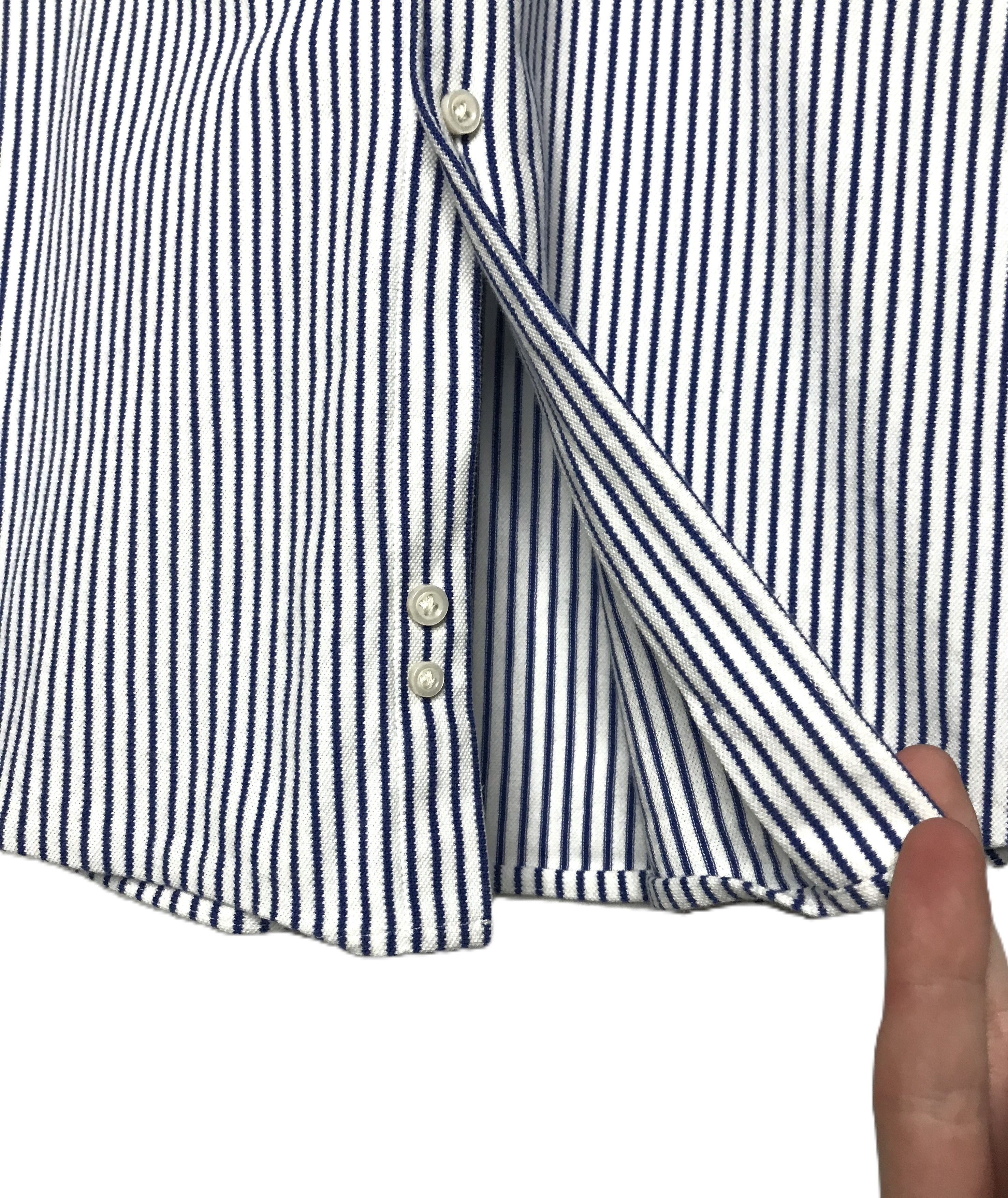 Boggi Boggi Milano Mens Stripe Long Sleeve Shirt Regular Fit Size US S / EU 44-46 / 1 - 5 Thumbnail