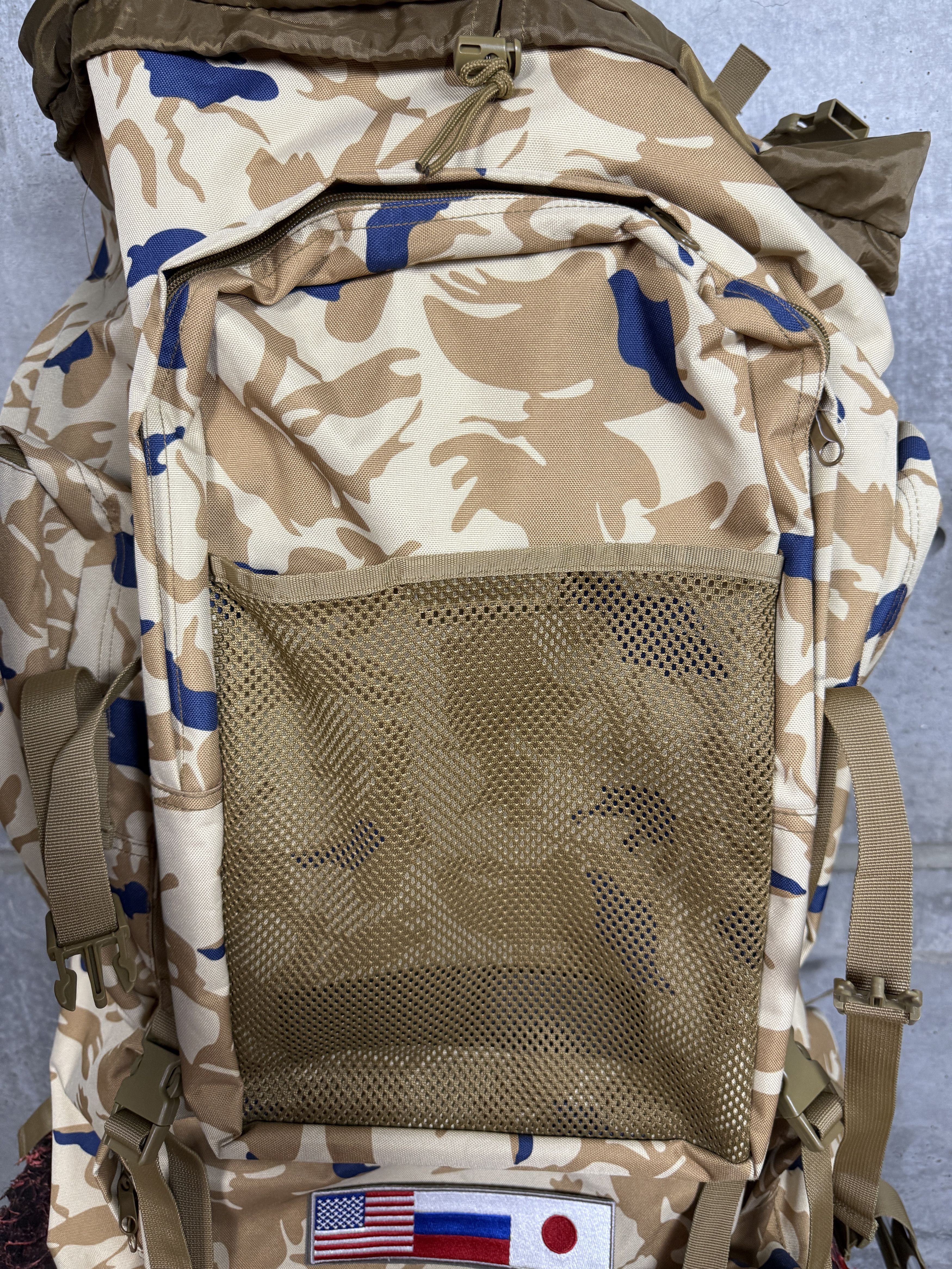 Gosha Rubchinskiy HUUGE Gosha Rubchinskiy Large Camo Backpack Size ONE SIZE - 7 Thumbnail