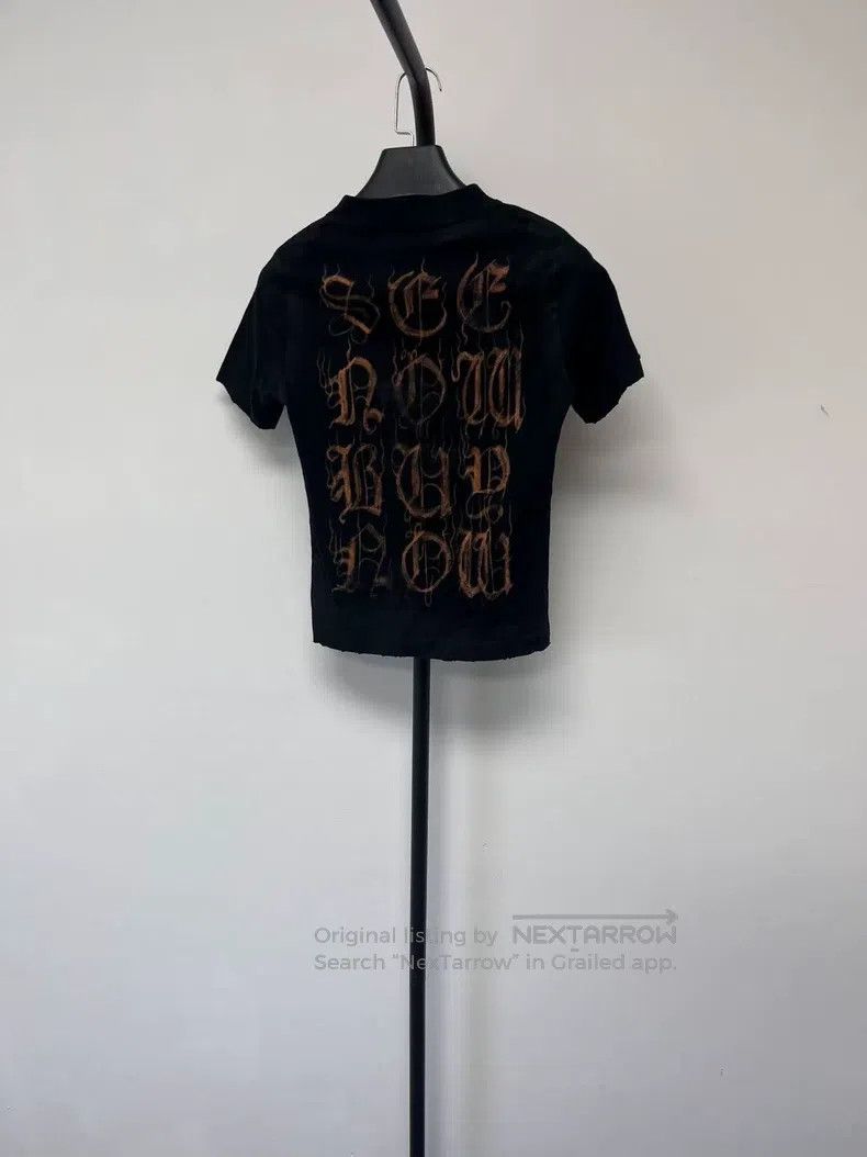 Other Balenciaga Abstract Logo Letter Pattern Printed Short Slee Size S / US 4 / IT 40 - 2 Thumbnail