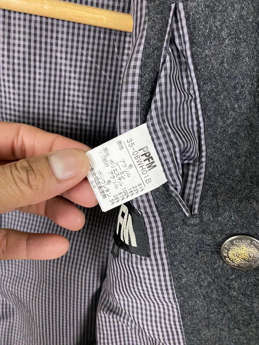 Japanese Brand × PPFM PPFM Wool Jacket Zipper Size US S / EU 44-46 / 1 - 13 Thumbnail