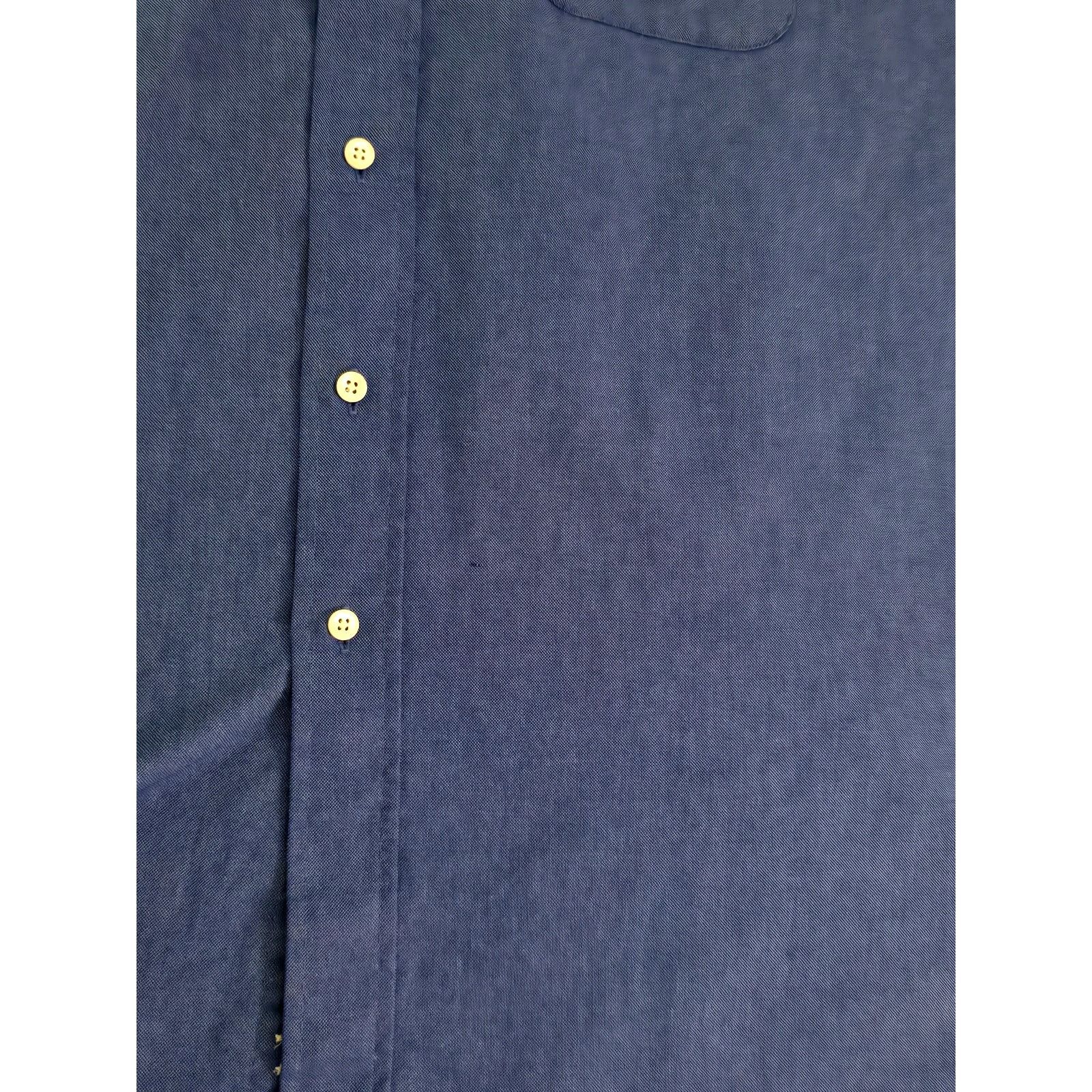 L.L. Bean × Vintage Vintage LL Bean Button Up Blue Shirt Mens XL 90s Button Down Size US XL / EU 56 / 4 - 3 Thumbnail