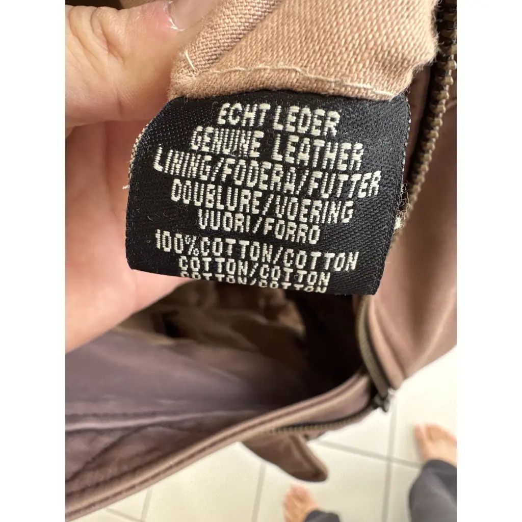 Other Saks Fifth Avenue Genuine Leather Bomber Jacket Shearling Size US L / EU 52-54 / 3 - 5 Thumbnail