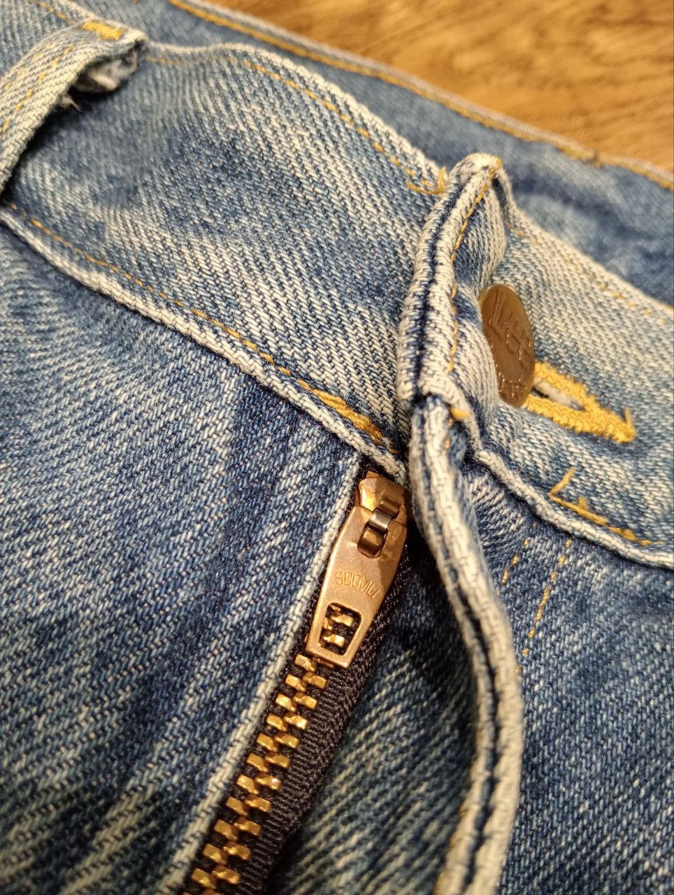 Lee RARE LEE RIDERS VINTAGE DENIM JEANS - SIZE 33x34 Size US 33 - 7 Thumbnail