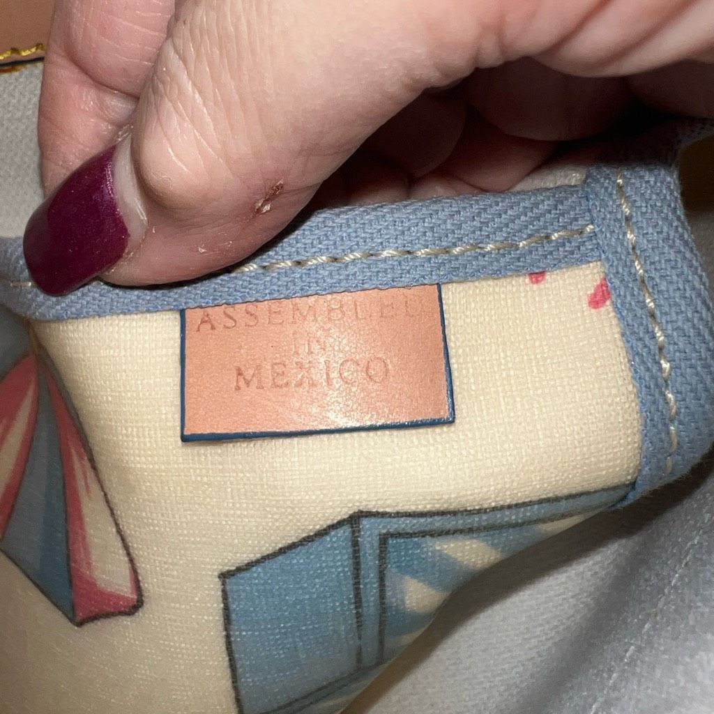 Dooney & Bourke Dooney & Bourke Miami Beach Leather Coated Canvas Rainbow Zi Size ONE SIZE - 12 Thumbnail