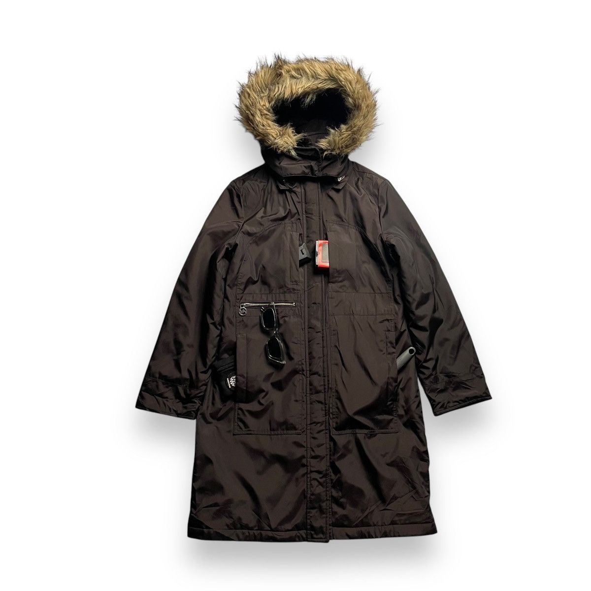 Michael Kors MICHAEL KORS MULTIPOCKET PARKA HOODIE FUR JACKET Size US M / EU 48-50 / 2 - 1 Thumbnail