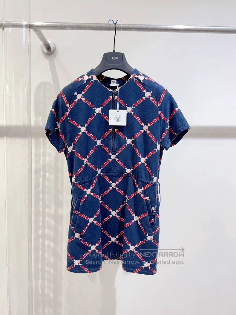 Hermes Hermes Dark blue dress Size XS / US 0-2 / IT 36-38 - 1 Thumbnail