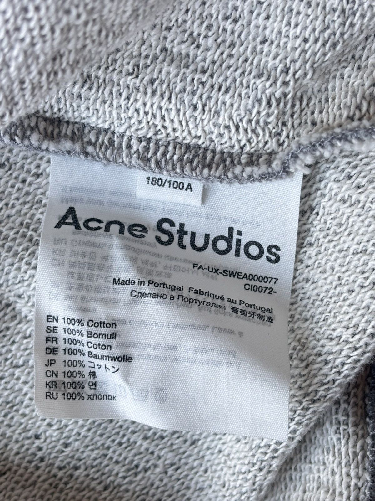 Acne Studios Acne Studios - Men’s Face Patch Sweater Size US L / EU 52-54 / 3 - 10 Thumbnail