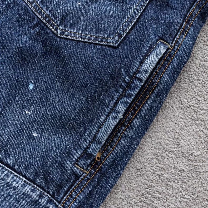 Visvim VisvimSS 101 JKT DMGD-1010 ink-splash denim jacket 2504-Nex Size US XL / EU 56 / 4 - 5 Thumbnail