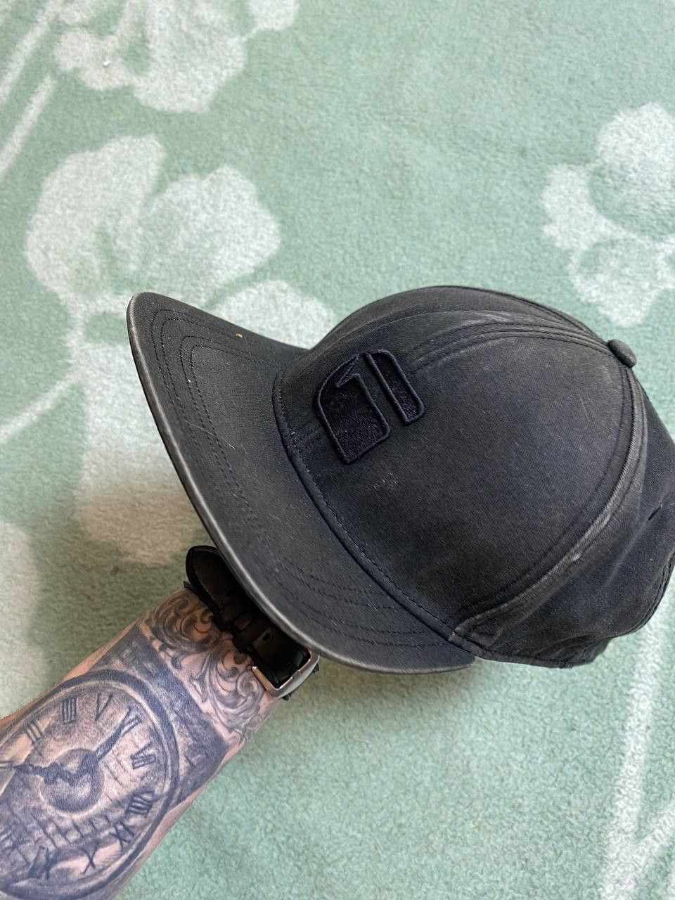G-Star black Hats Vintage big logo Cap Y2K G-Star Raw streetwear Size ONE SIZE - 8 Thumbnail