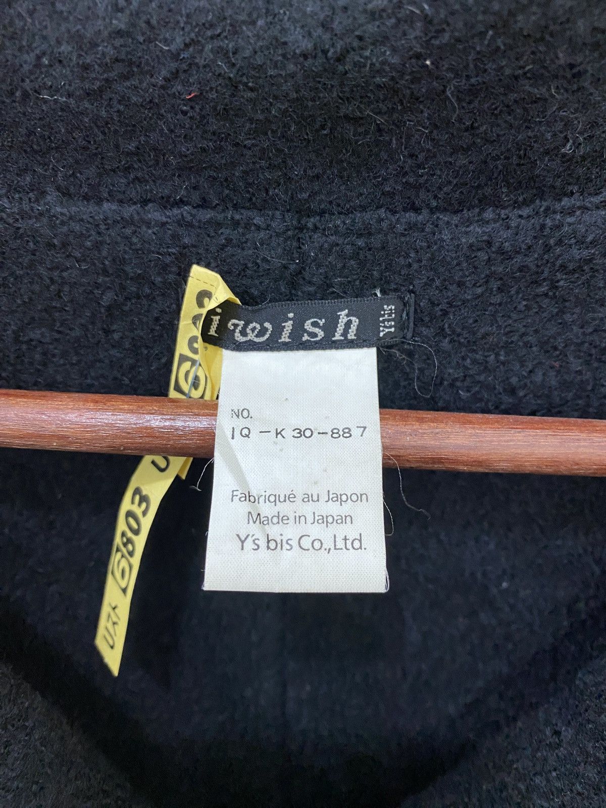 Yohji Yamamoto Vintage Yohji Yamamoto Iwish Y’s Bis Coat Jacket Size XS / US 0-2 / IT 36-38 - 9 Thumbnail