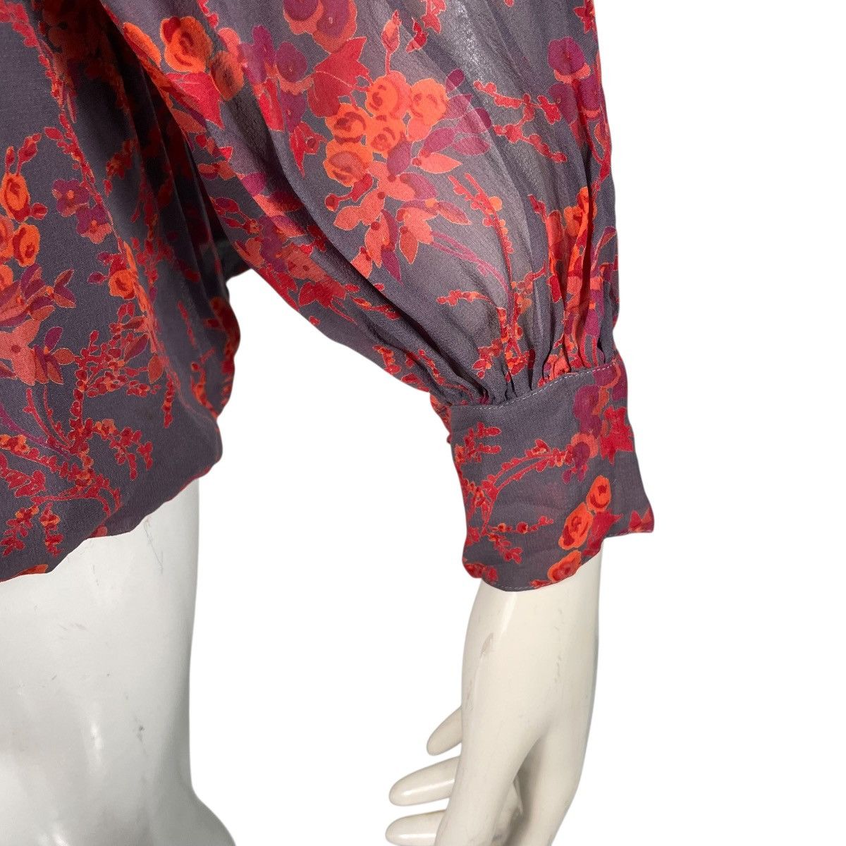Christian Dior Monsieur Christian Dior Flower Design Shirt Blouse Size M / US 6-8 / IT 42-44 - 12 Thumbnail