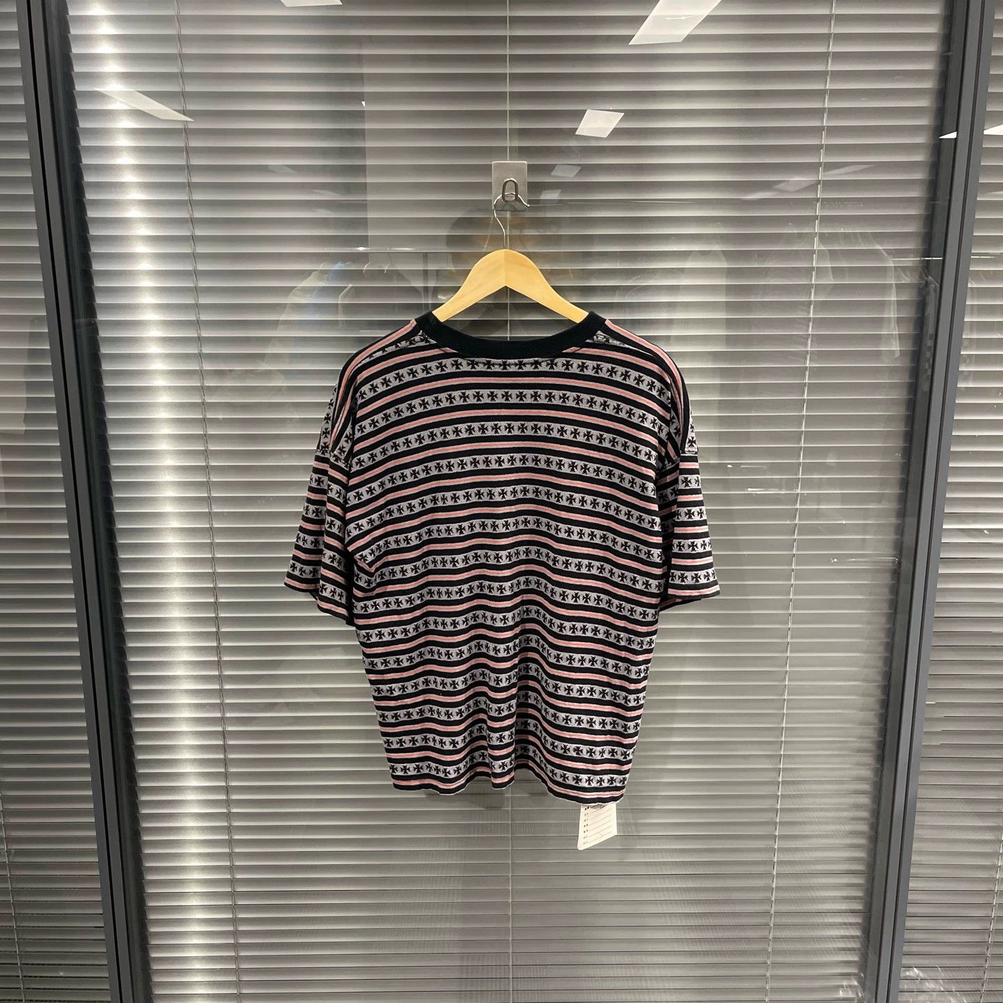 Chrome Hearts Chrome Hearts Mattyboy Red Lip Embroidery Black Striped S Size US S / EU 44-46 / 1 - 2 Thumbnail