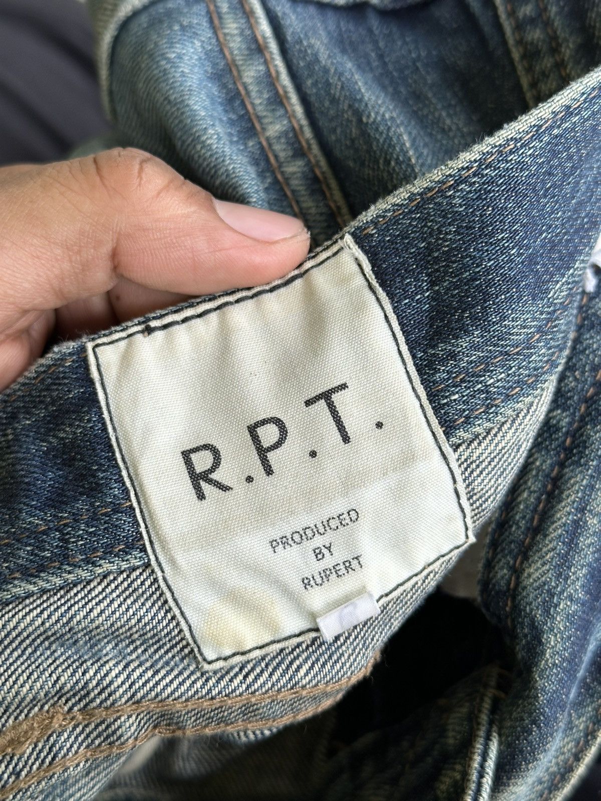 Kapital Distress Denim R.P.T by Ruppert Selvedge Denim. Size US 31 - 15 Thumbnail