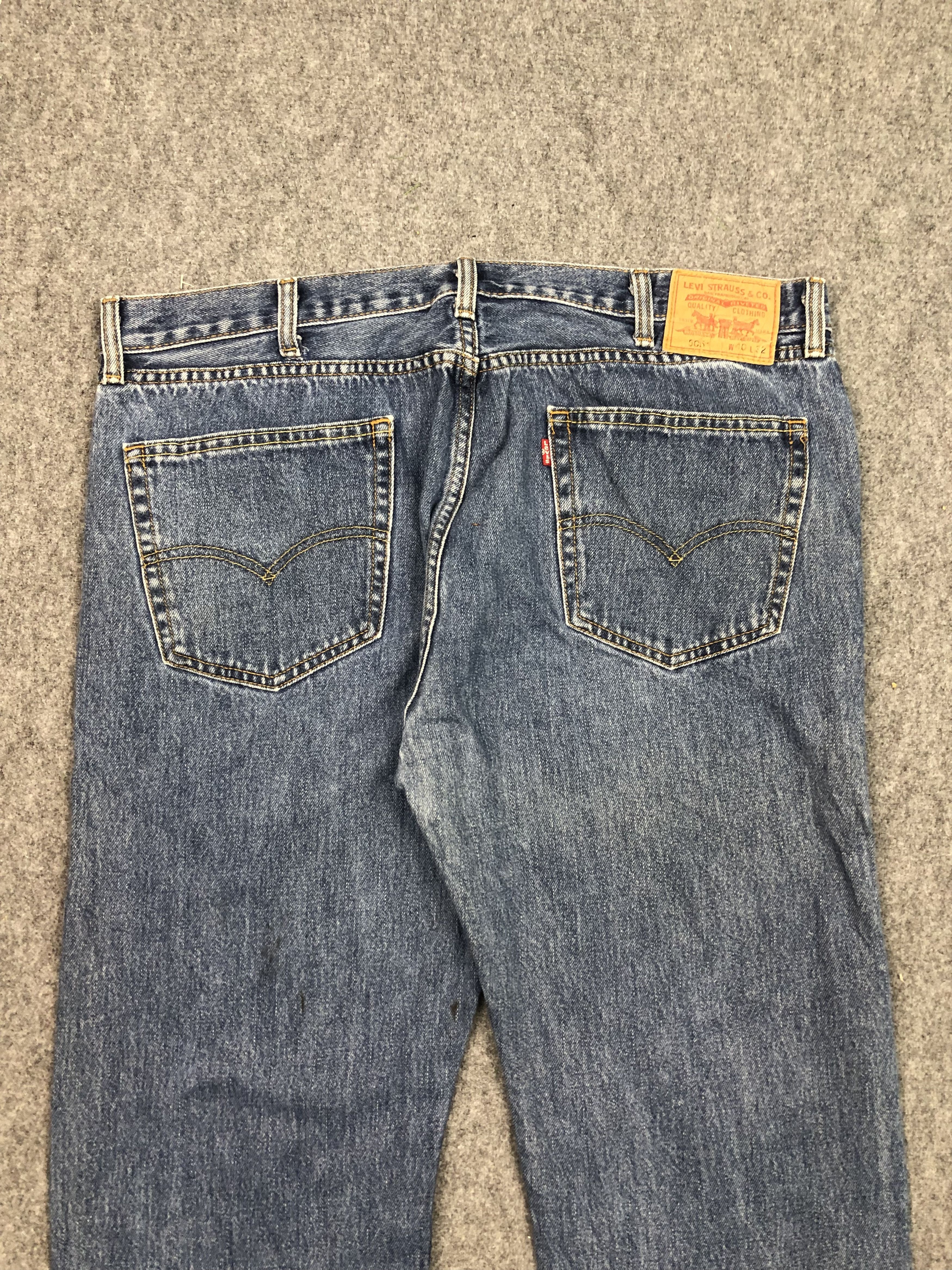Levi's Vintage Levis 505 Regular Fit Denim Lightwash DP0357 Size US 42 / EU 58 - 4 Thumbnail